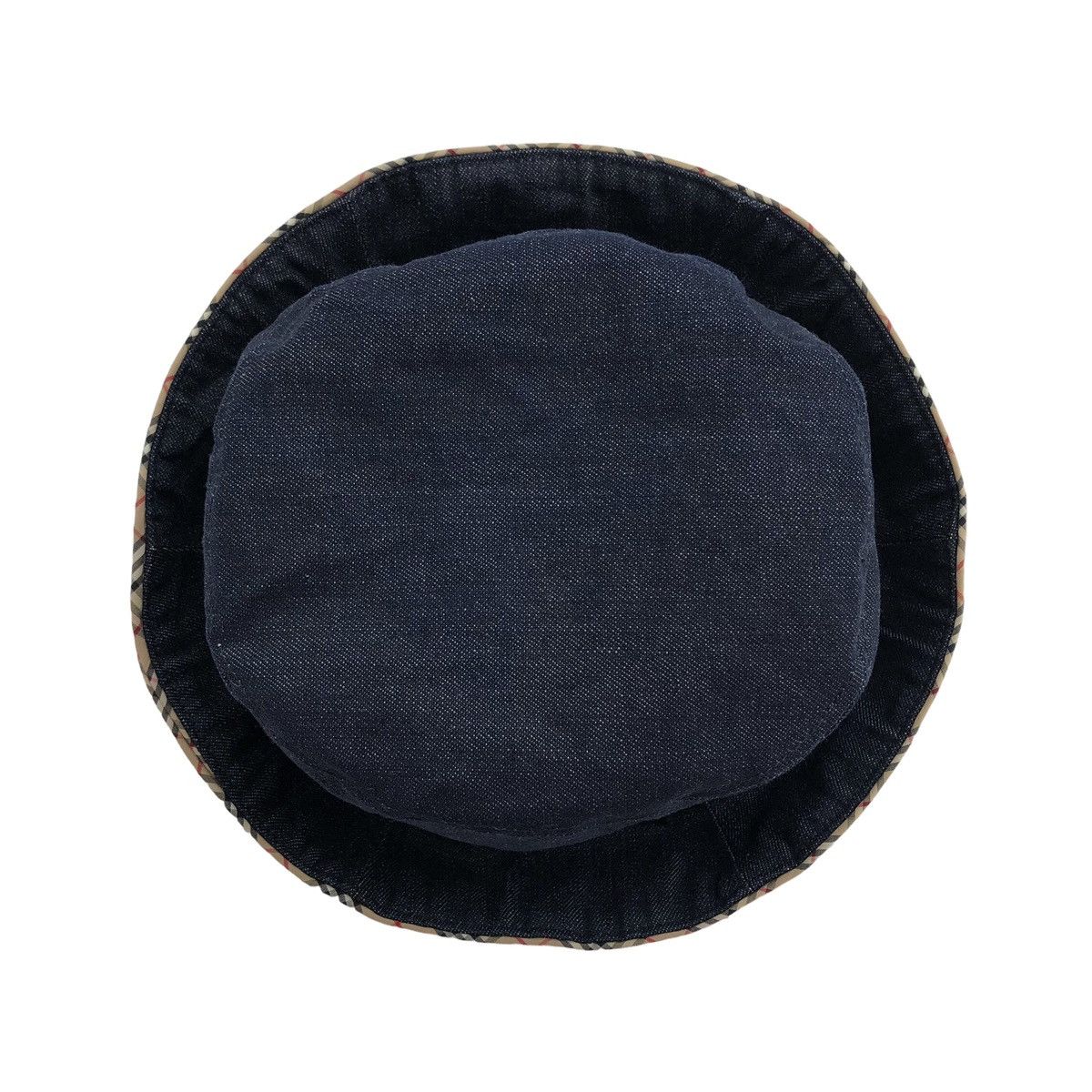 Burberry Burberry Blue Label Denim Novacheck Bucket Hat Size ONE SIZE - 8 Thumbnail