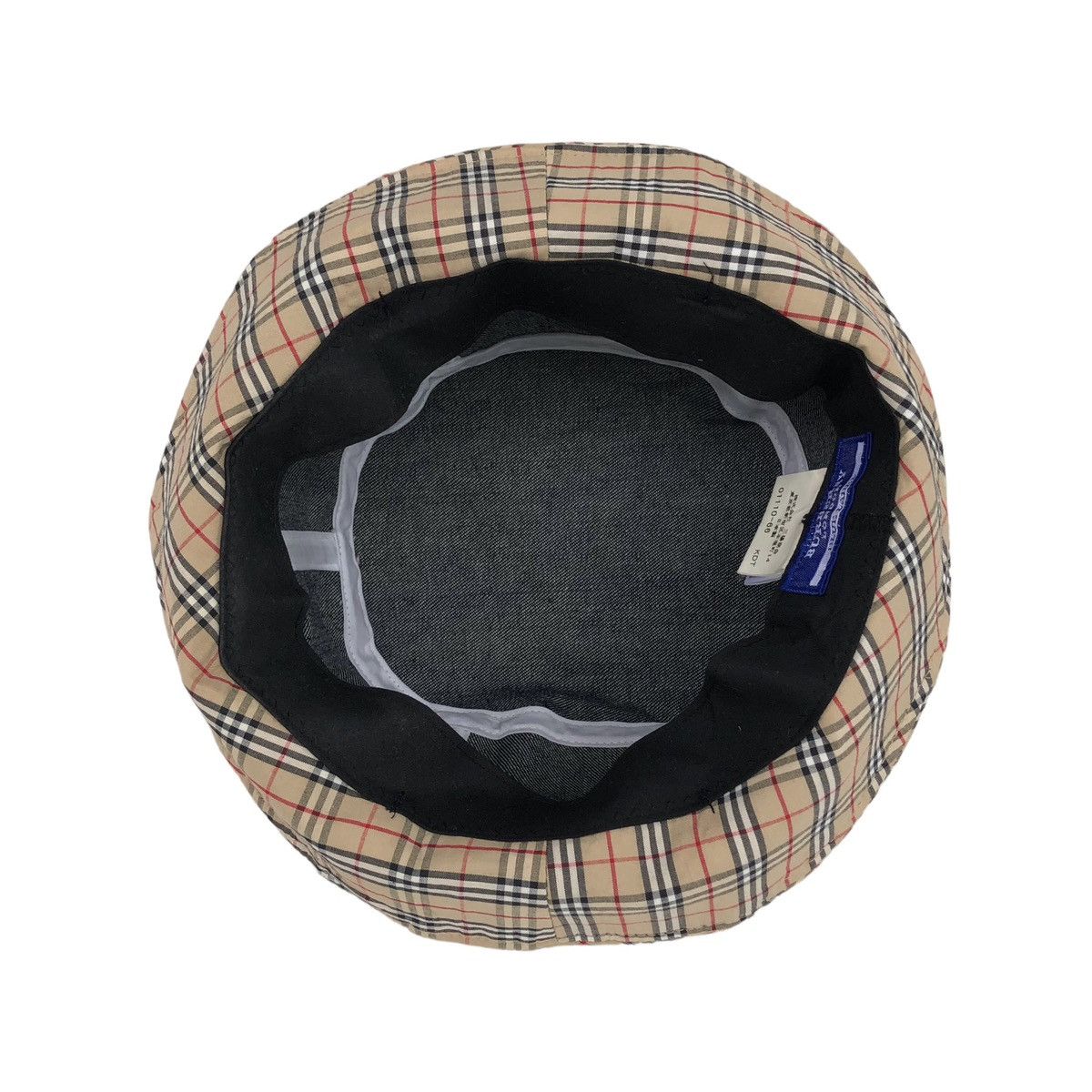Burberry Burberry Blue Label Denim Novacheck Bucket Hat Size ONE SIZE - 9 Thumbnail