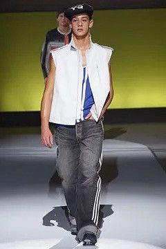 Adidas Y-3 Yohji Yamamoto SS04 3 Strip Spotted Horse Denim Jeans Size US 32 / EU 48 - 2 Thumbnail