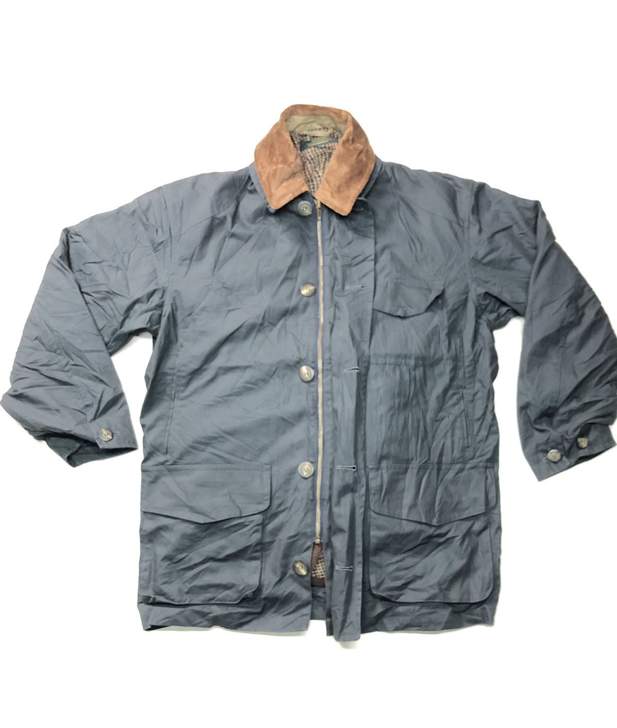 image of Archival Clothing x New York Vintage New Yorker Malden Mills Polar Fleece Jacket in Blue (Size Medi
