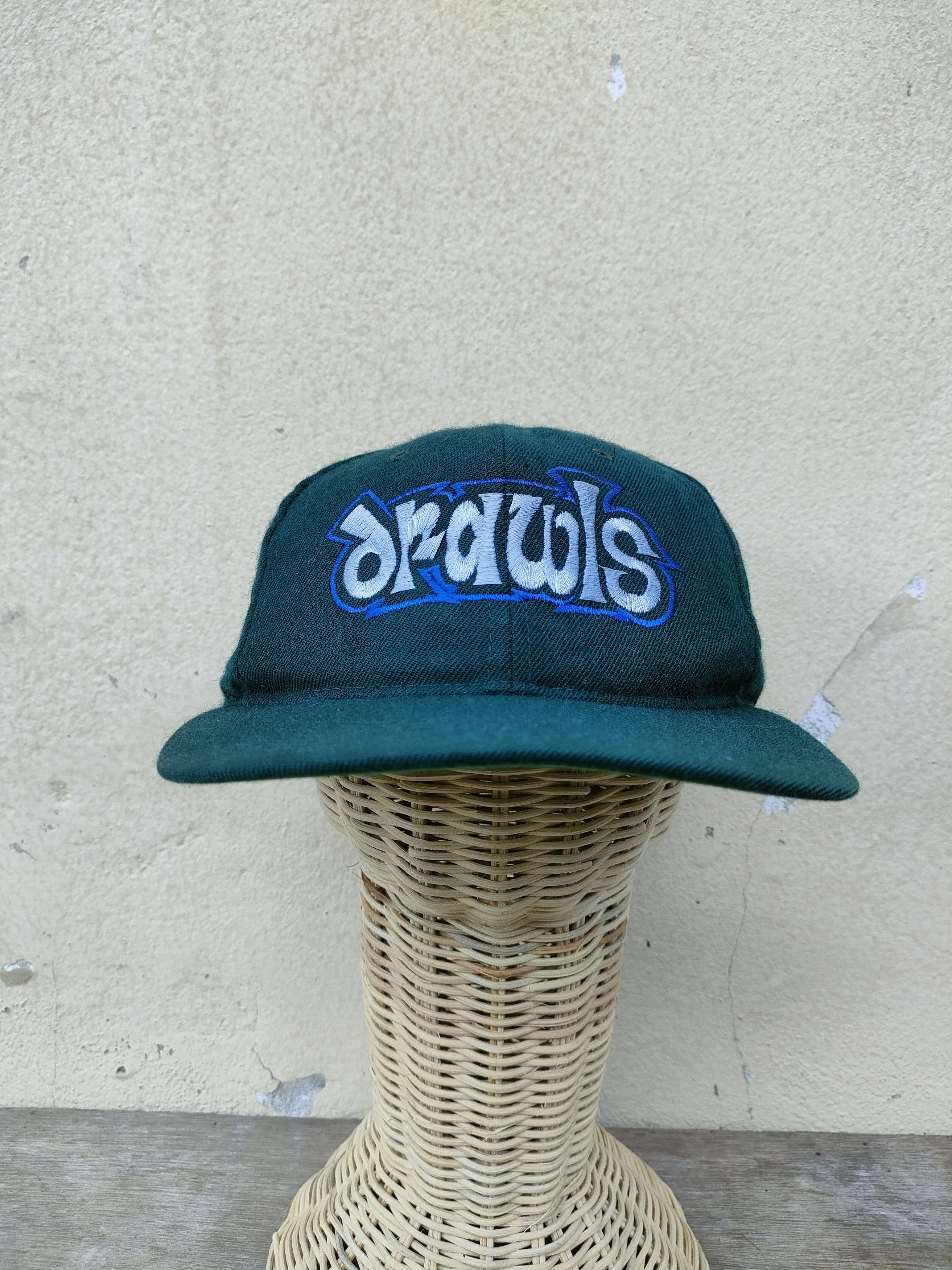 Vintage Drawls Clothing OG 90s Embroidered Wool Snapback Hat Cap Size ONE SIZE - 1 Thumbnail