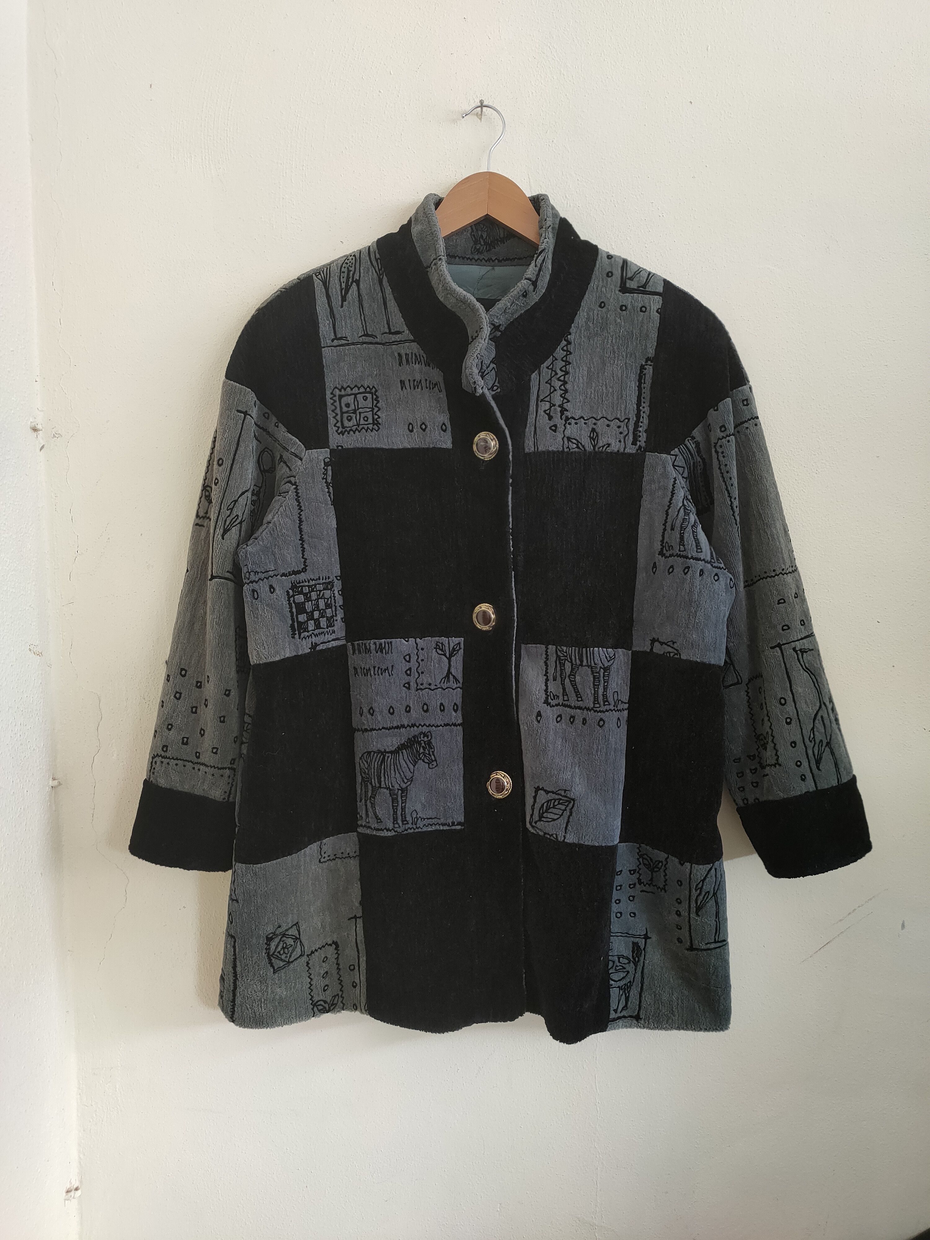 Japanese Brand × Vintage Vintage Eu Law Full print Jacket Size US M / EU 48-50 / 2 - 1 Thumbnail