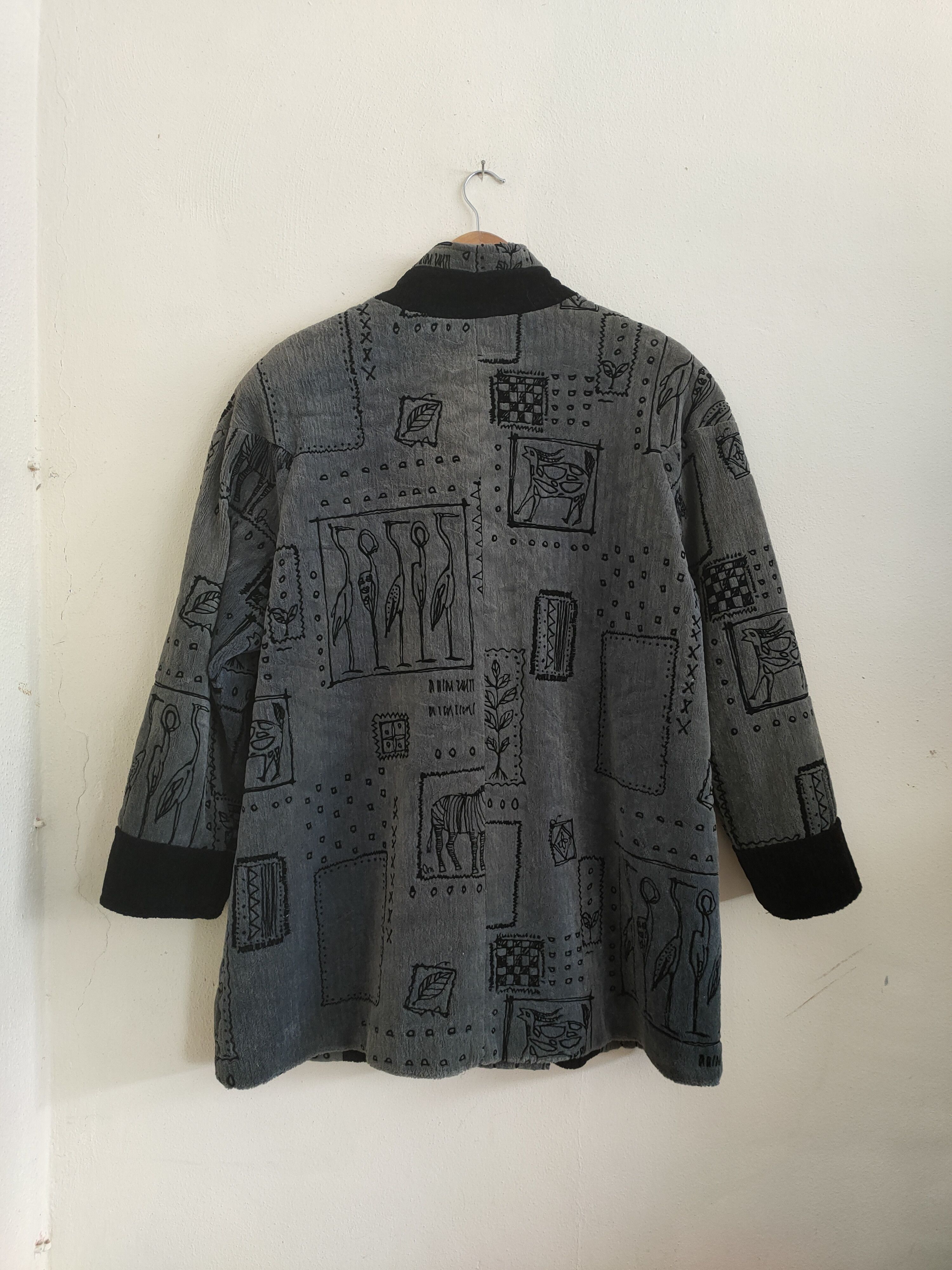 Japanese Brand × Vintage Vintage Eu Law Full print Jacket Size US M / EU 48-50 / 2 - 2 Thumbnail