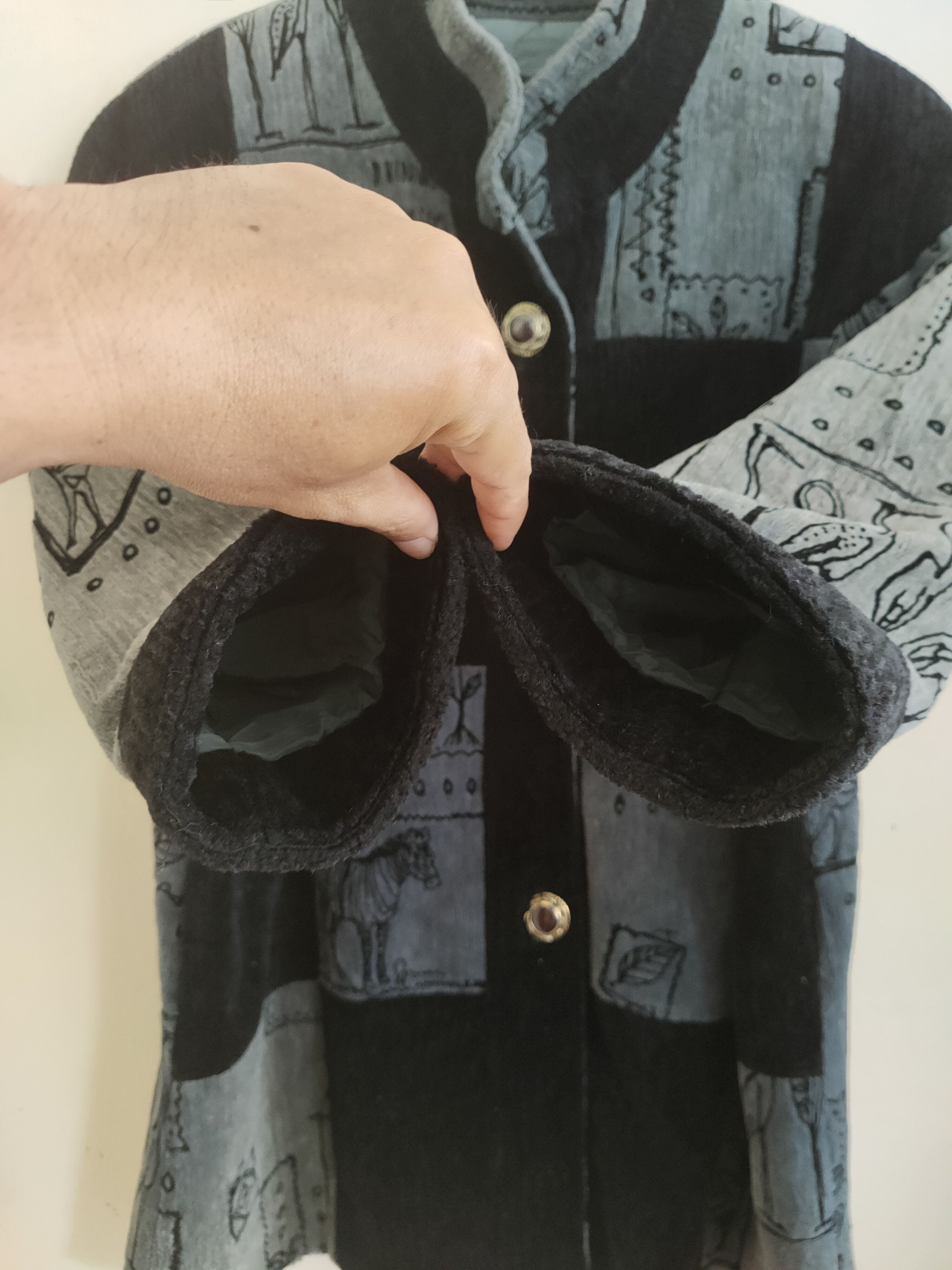 Japanese Brand × Vintage Vintage Eu Law Full print Jacket Size US M / EU 48-50 / 2 - 5 Thumbnail