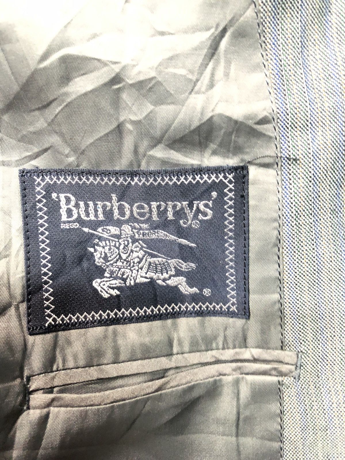 Burberry × Designer × Vintage VINTAGE BURBERRY WOOL BLAZER COAT CASUAL WEAR Size US L / EU 52-54 / 3 - 2 Thumbnail