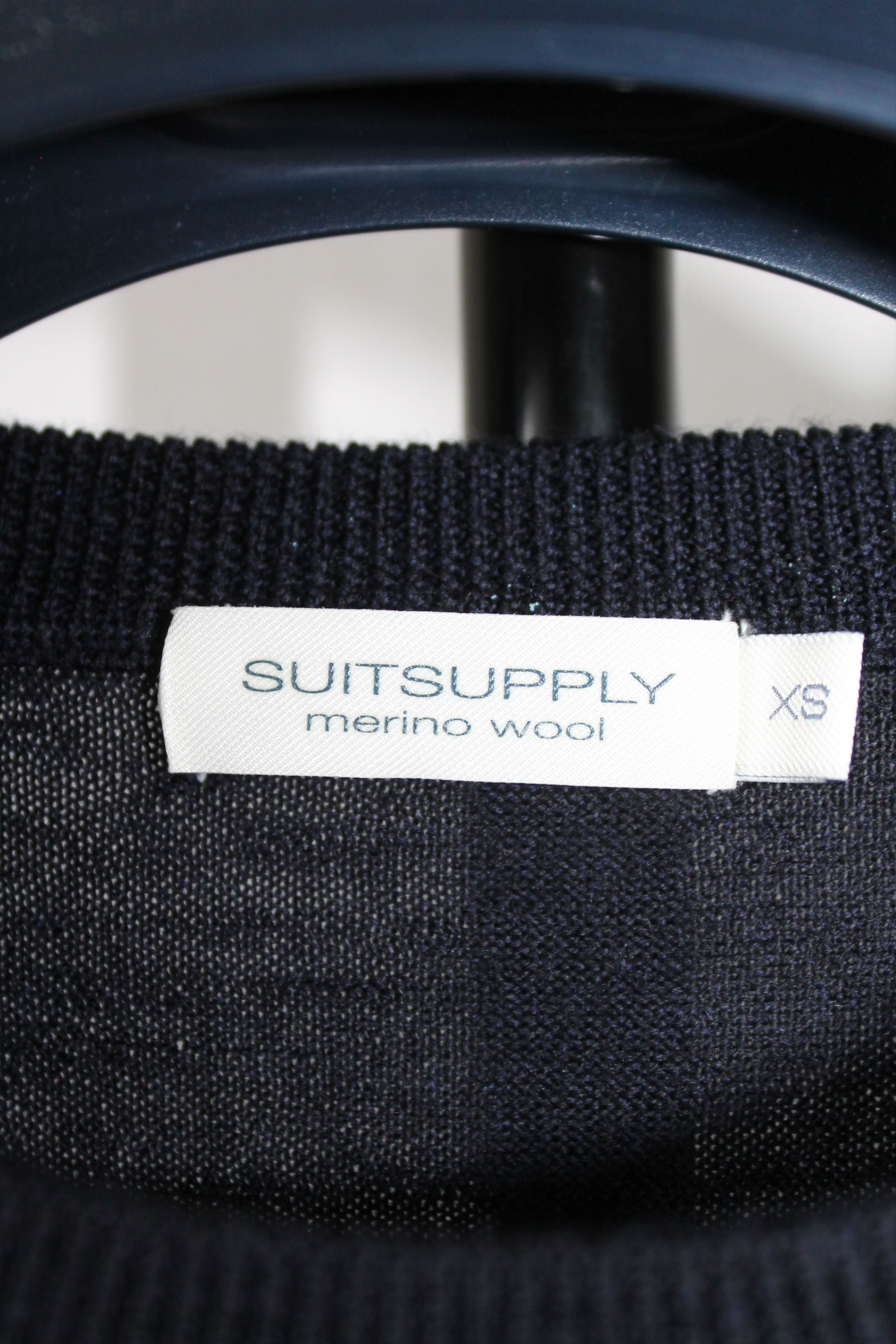 Suitsupply Suitsupply Wool Jumper Sweater Navy Blue Crew Neck Size US XS / EU 42 / 0 - 3 Thumbnail