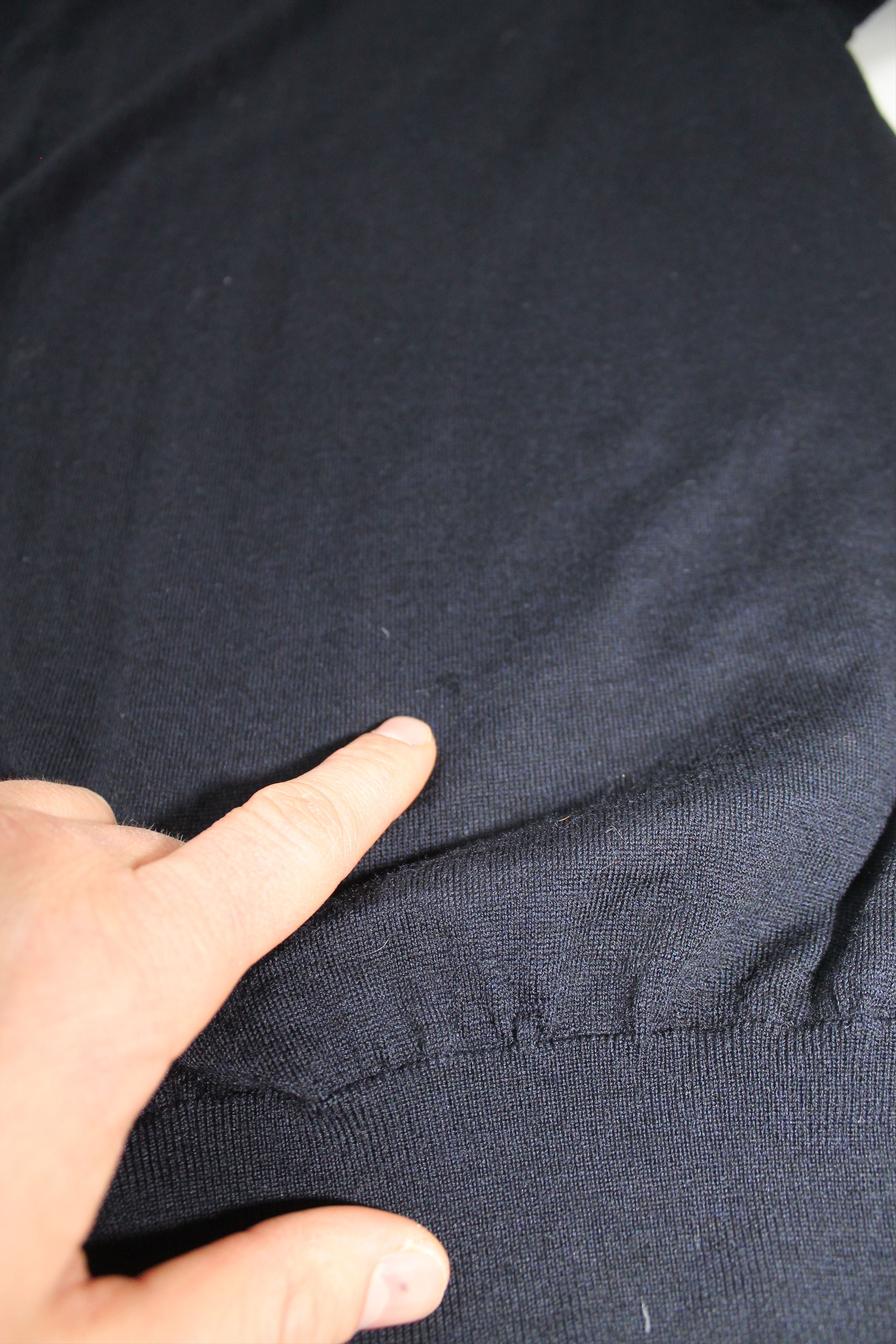 Suitsupply Suitsupply Wool Jumper Sweater Navy Blue Crew Neck Size US XS / EU 42 / 0 - 12 Thumbnail