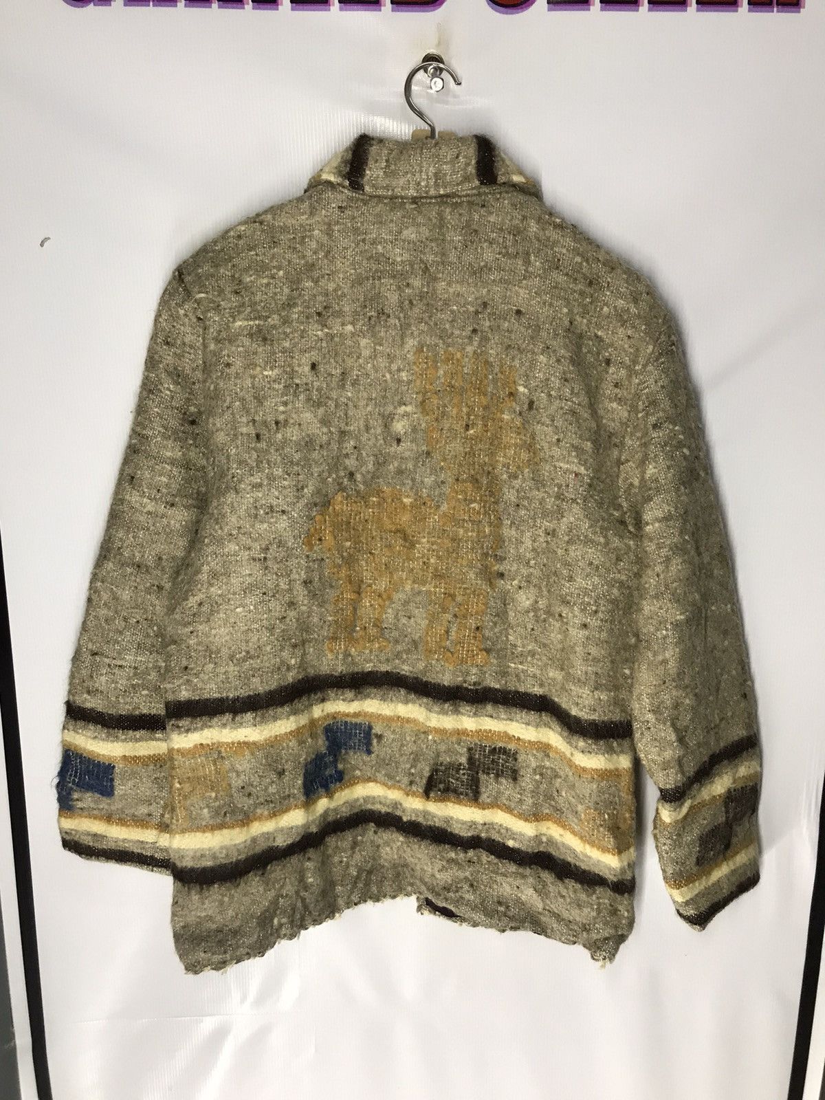 Designer × Native × Vintage Vintage native mohair zipper jacket Size US M / EU 48-50 / 2 - 8 Thumbnail