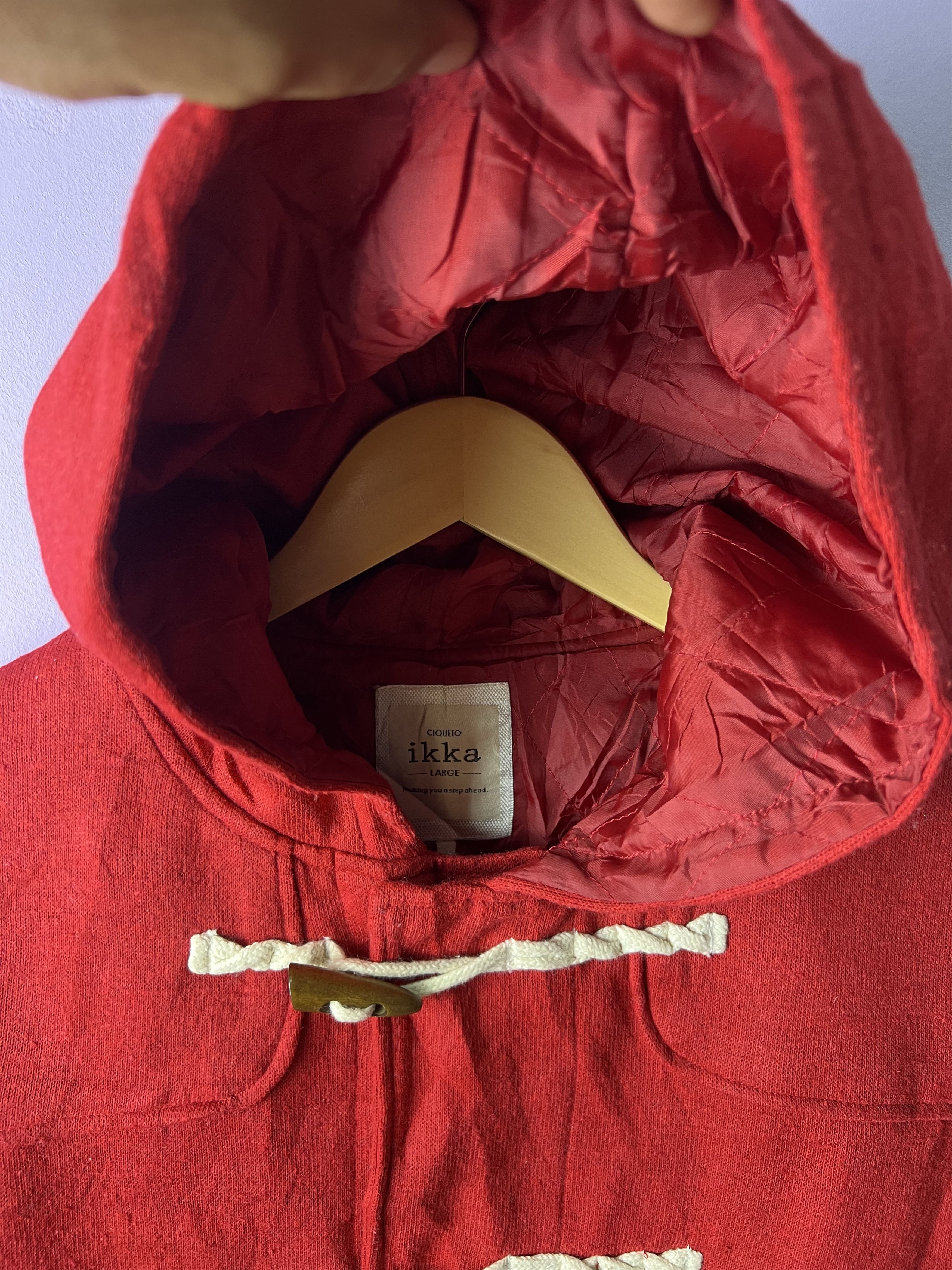 Japanese Brand 🔥Ikka Red Duffle Coats Size US M / EU 48-50 / 2 - 10 Thumbnail