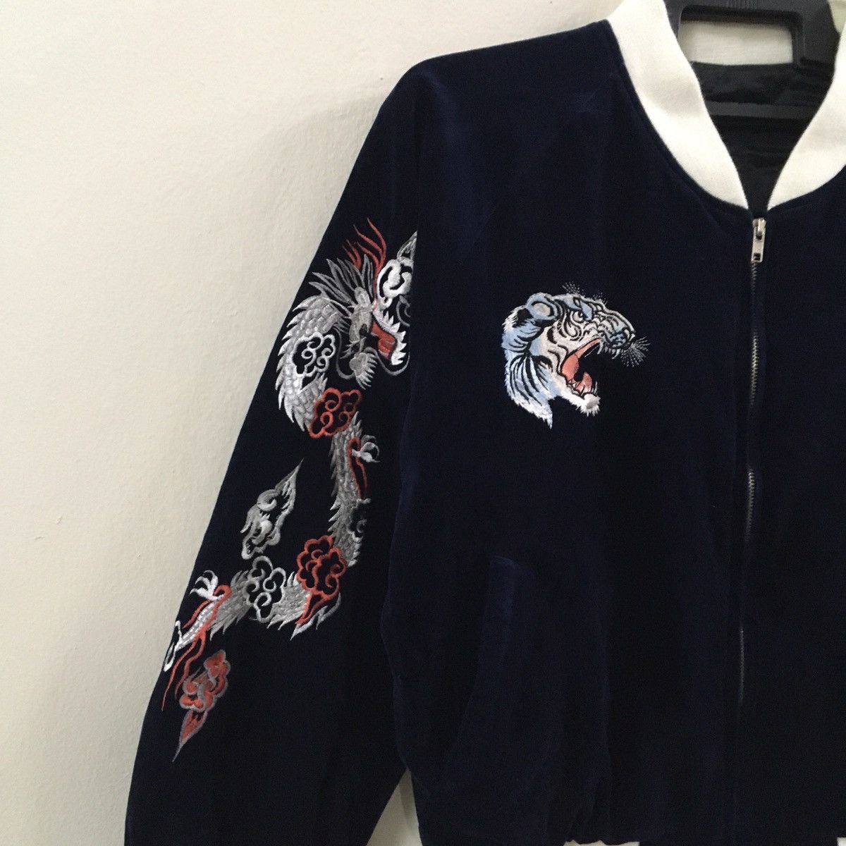 Japanese Brand Vtg Sukajan Tiger Japan Embroidery Jacket Size US M / EU 48-50 / 2 - 7 Thumbnail