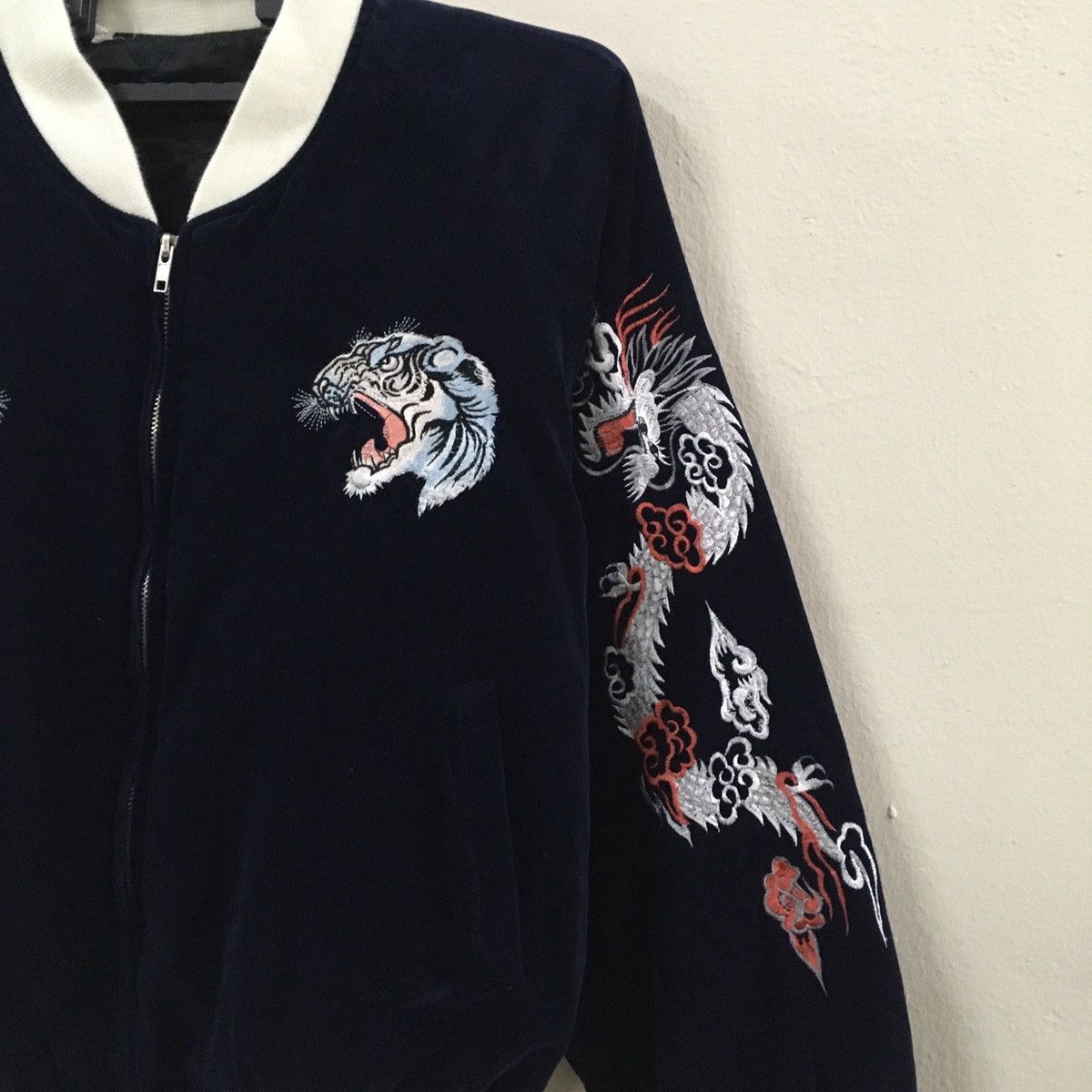 Japanese Brand Vtg Sukajan Tiger Japan Embroidery Jacket Size US M / EU 48-50 / 2 - 6 Thumbnail