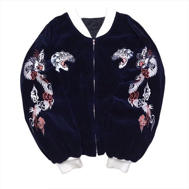 Japanese Brand Vtg Sukajan Tiger Japan Embroidery Jacket Size US M / EU 48-50 / 2 - 2 Thumbnail