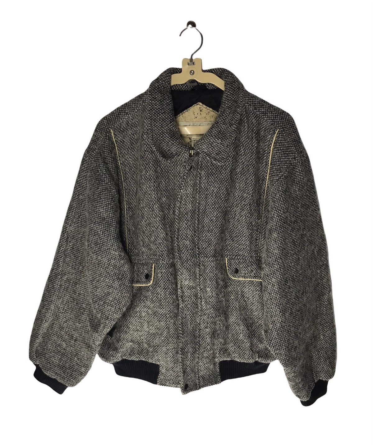 Japanese Brand × Vintage Aravach wool zipper jacket Size US L / EU 52-54 / 3 - 1 Thumbnail