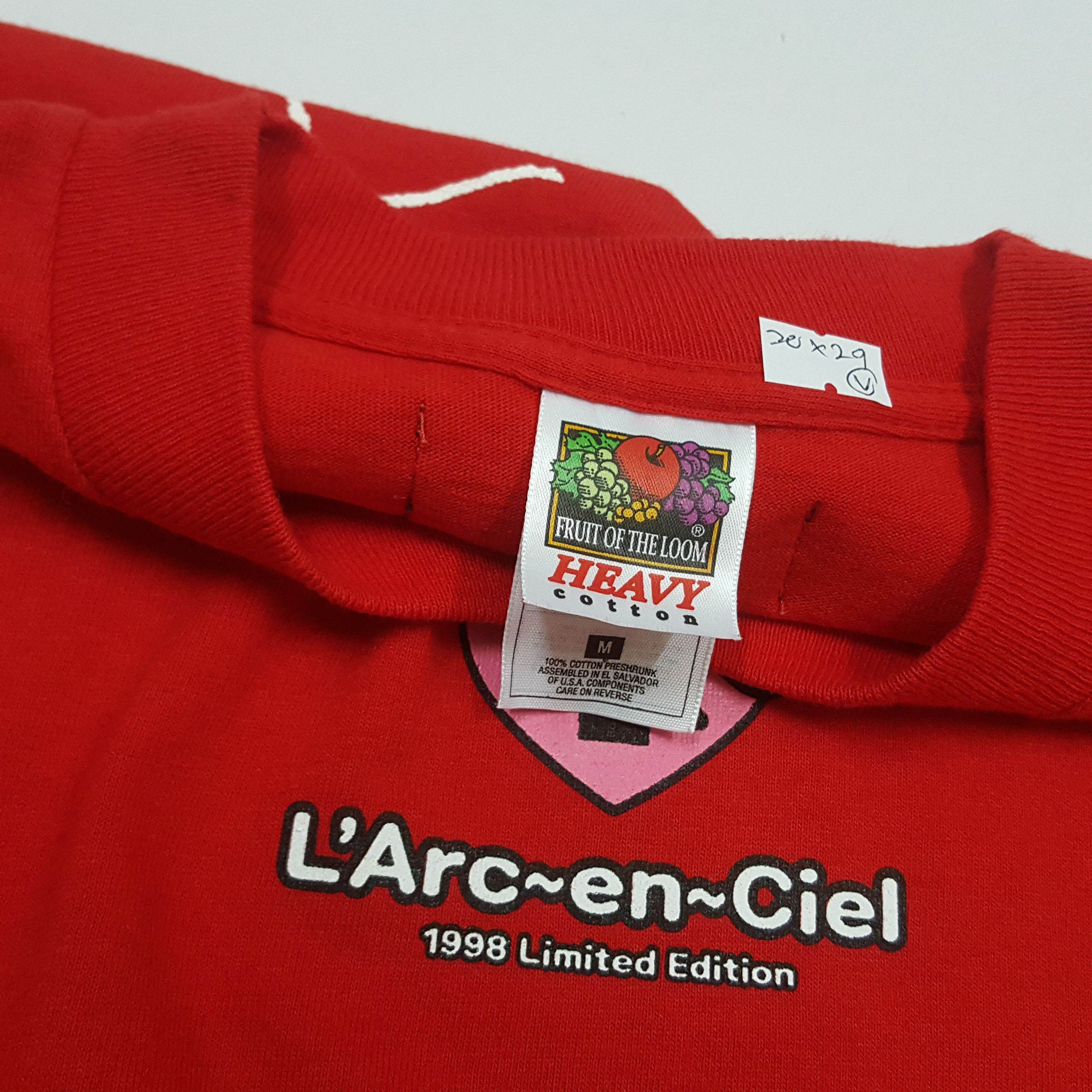 Band Tees × Japanese Brand Vintage 90's L'Arc-en-Ciel Japanese Rock Band Limited tees Size US M / EU 48-50 / 2 - 5 Thumbnail