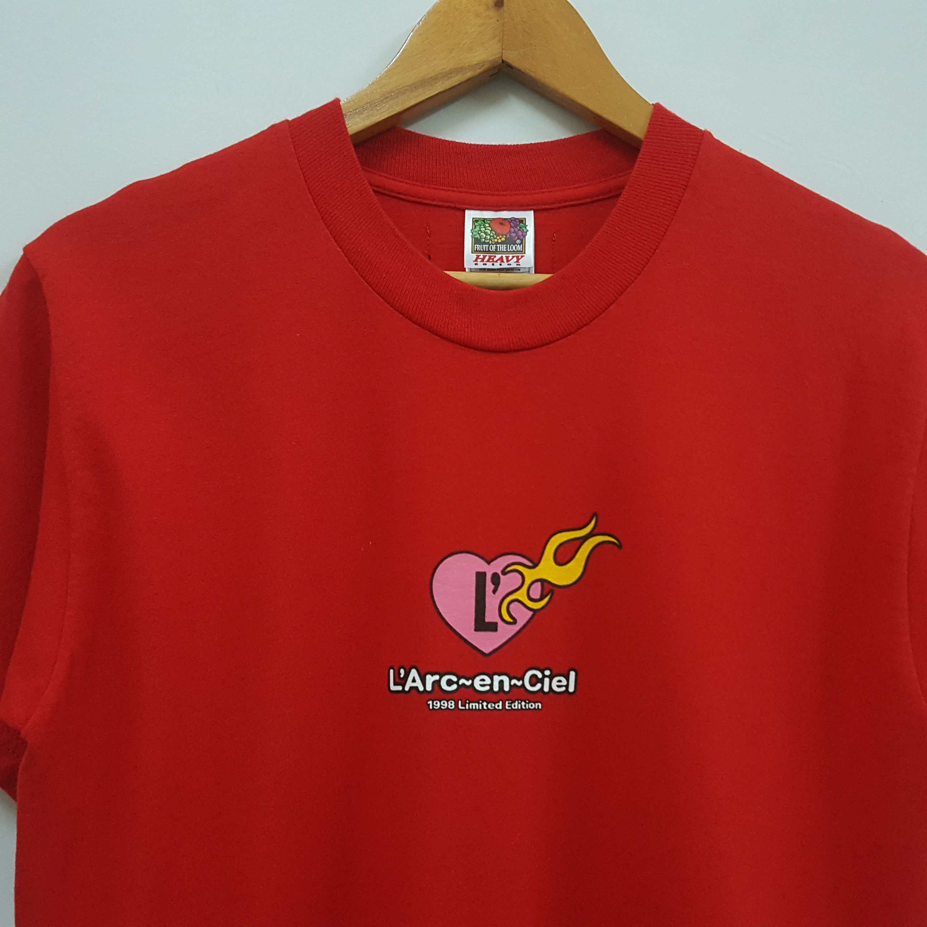 Band Tees × Japanese Brand Vintage 90's L'Arc-en-Ciel Japanese Rock Band Limited tees Size US M / EU 48-50 / 2 - 2 Thumbnail