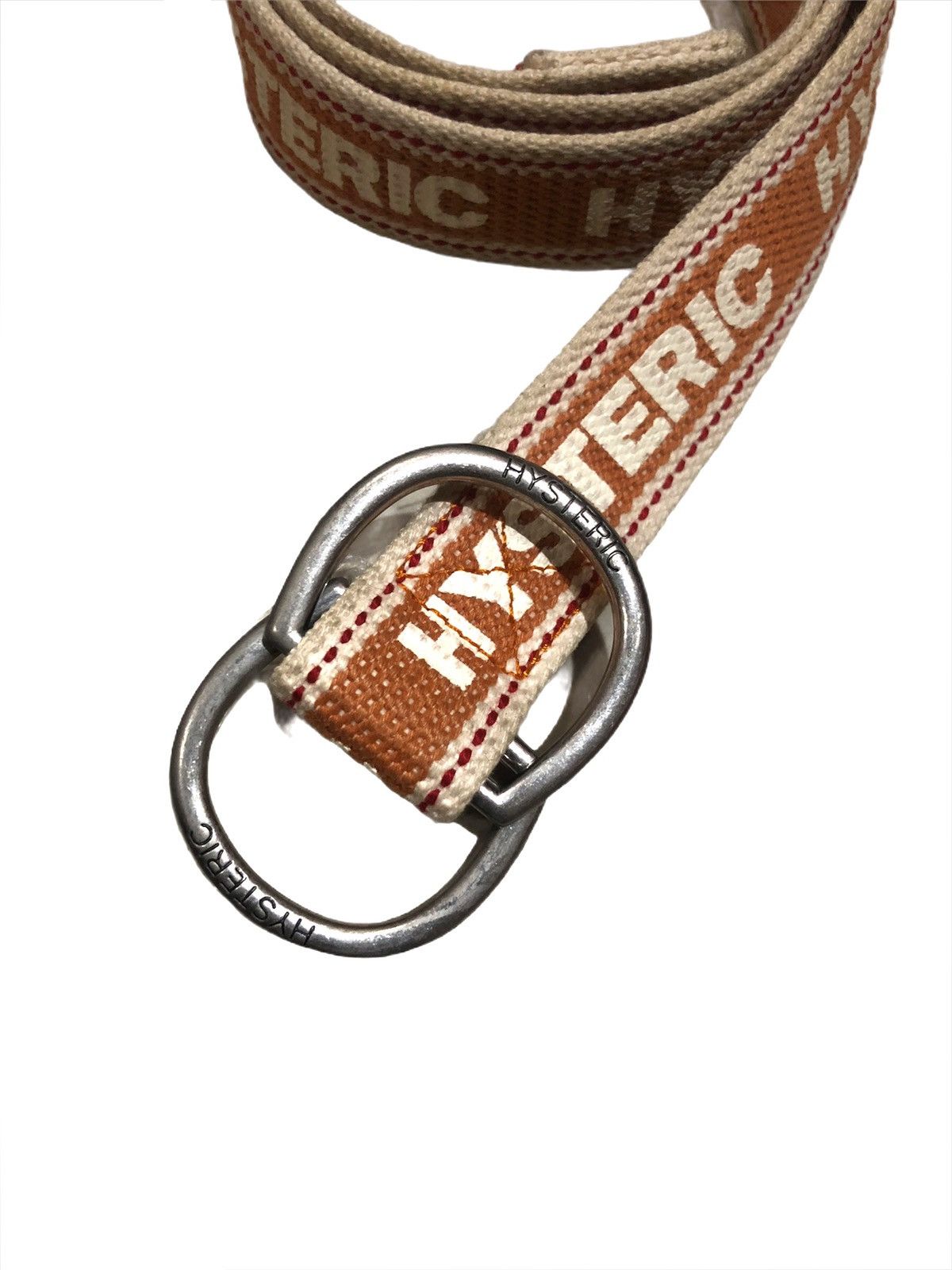 Hysteric Glamour OG Hysteric Glamour ™️ Logo Canvas Double Ring Belt Size ONE SIZE - 2 Thumbnail