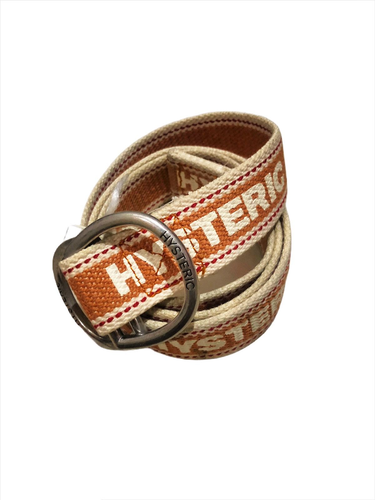 Hysteric Glamour OG Hysteric Glamour ™️ Logo Canvas Double Ring Belt Size ONE SIZE - 1 Thumbnail
