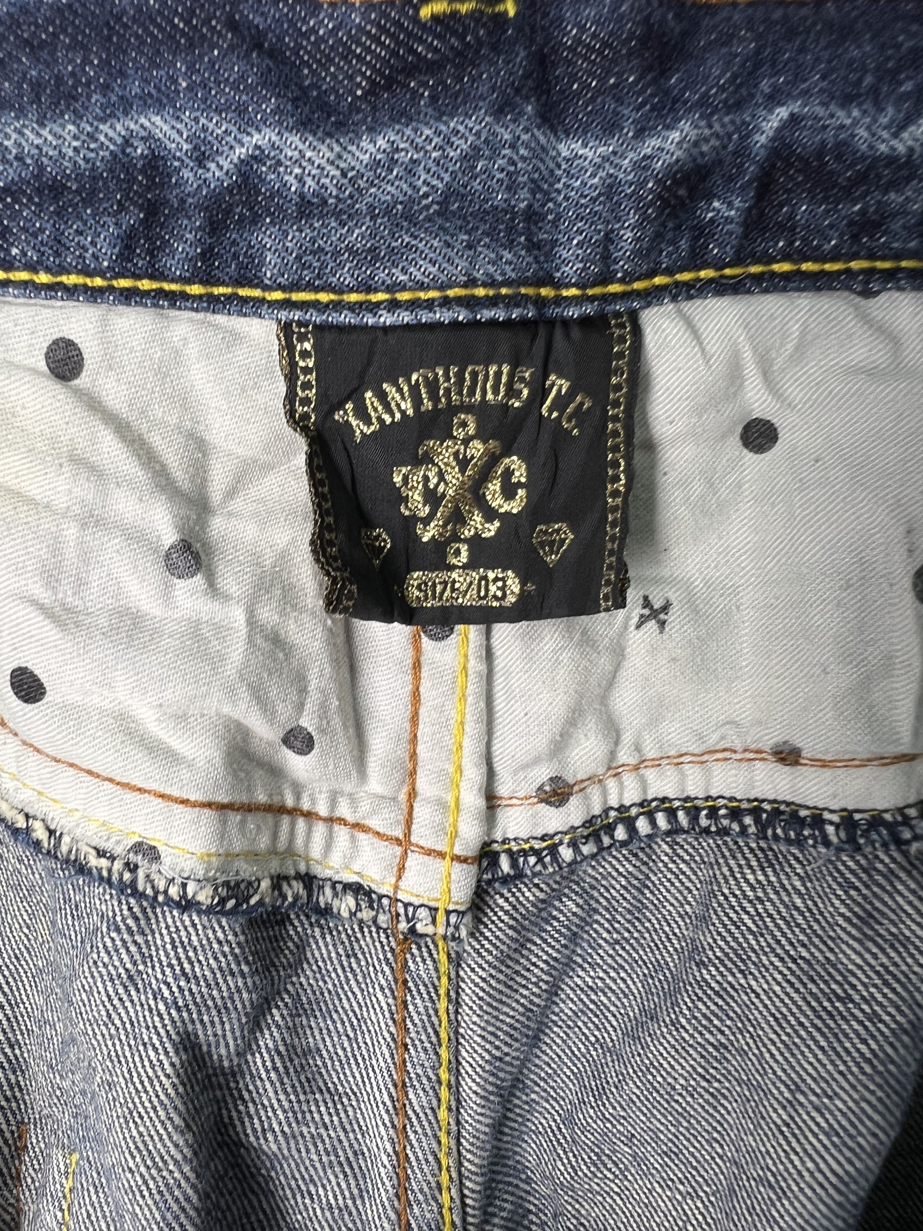 Japanese Brand 🔥Xanthous Distressed Denim Size US 36 / EU 52 - 14 Thumbnail