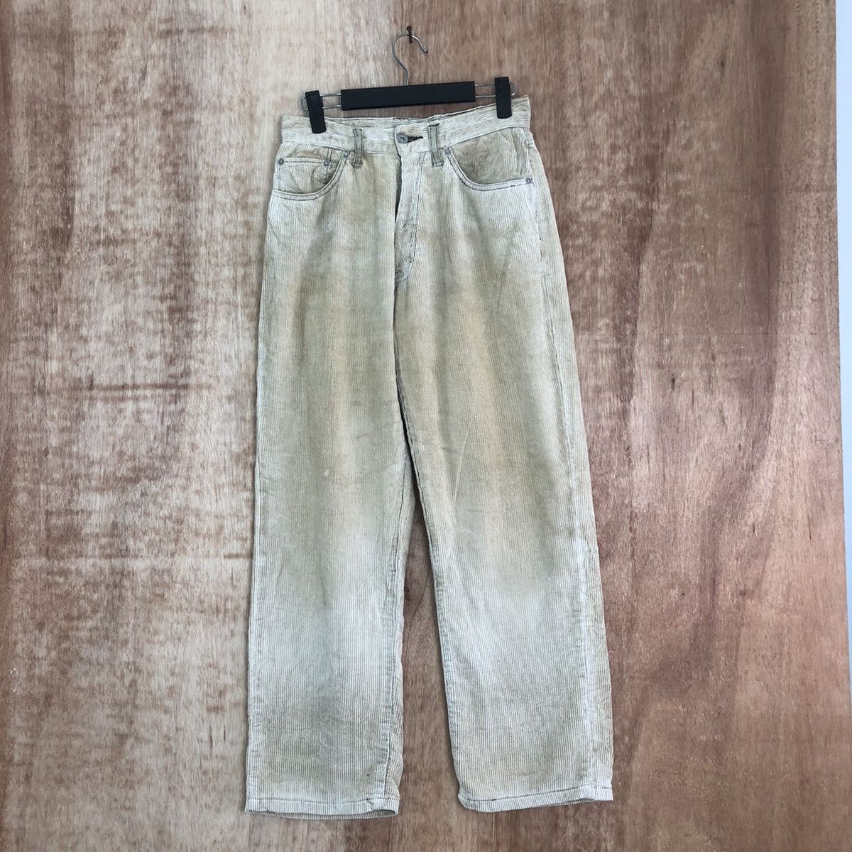 Japanese Brand Uniqlo Brown Corduroy Casual pants #6196 Size US 26 / EU 42 - 1 Thumbnail