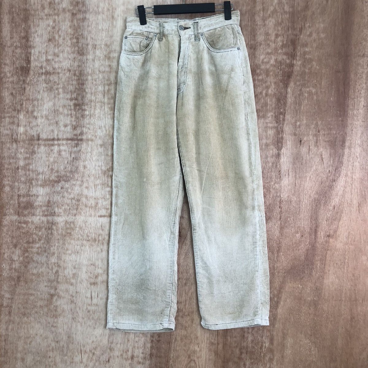 Japanese Brand Uniqlo Brown Corduroy Casual pants #6196 Size US 26 / EU 42 - 3 Thumbnail