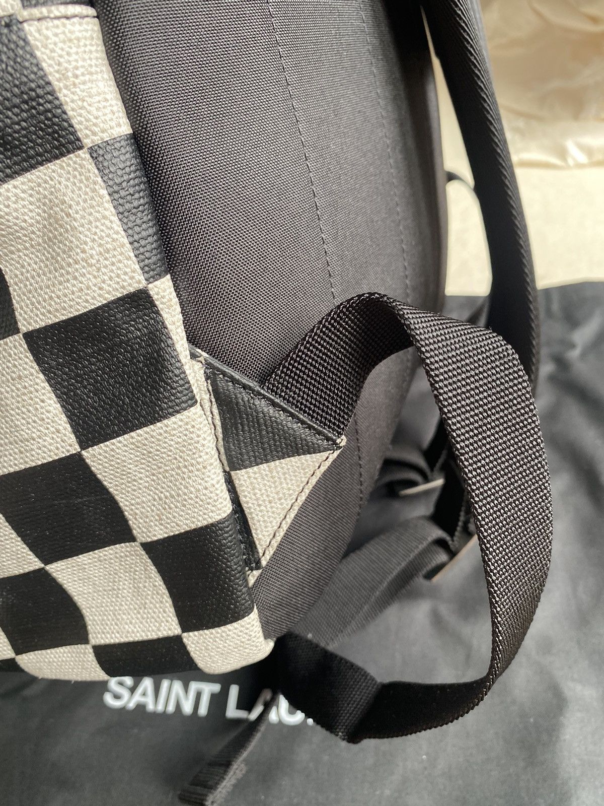 Saint Laurent Paris Saint Laurent city backpack damier checker checkerboard bag Size ONE SIZE - 11 Thumbnail