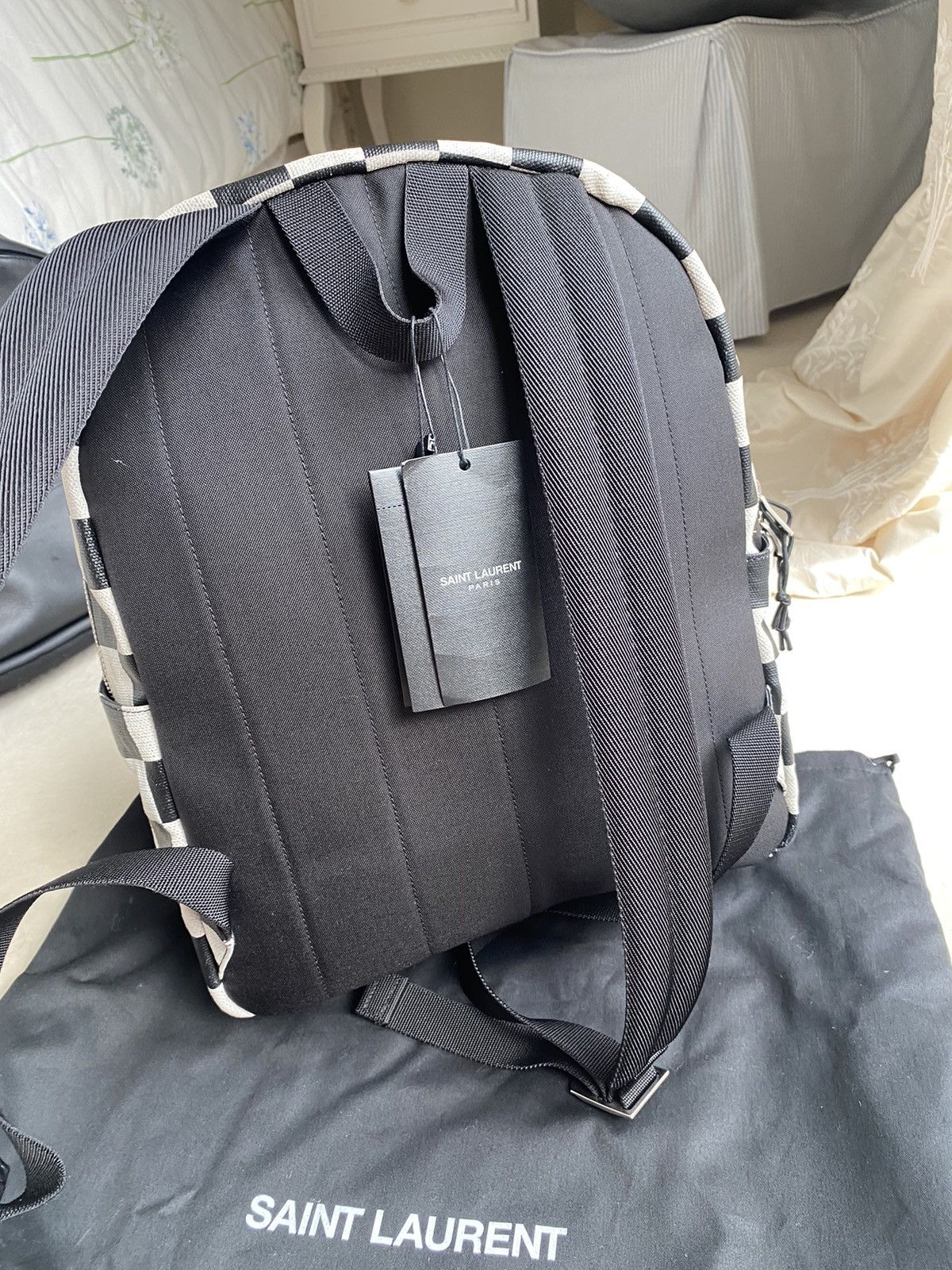 Saint Laurent Paris Saint Laurent city backpack damier checker checkerboard bag Size ONE SIZE - 9 Thumbnail