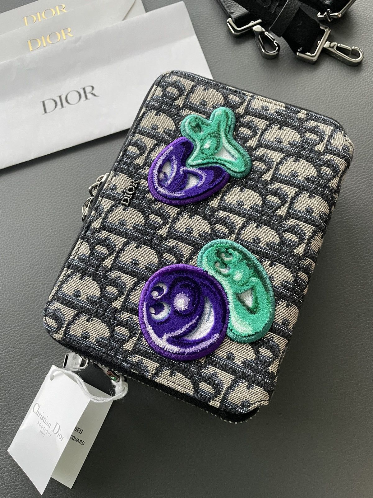 Dior Super Runway Limited Edition Saddle Oblique Dior Logo Bag Size ONE SIZE - 15 Thumbnail