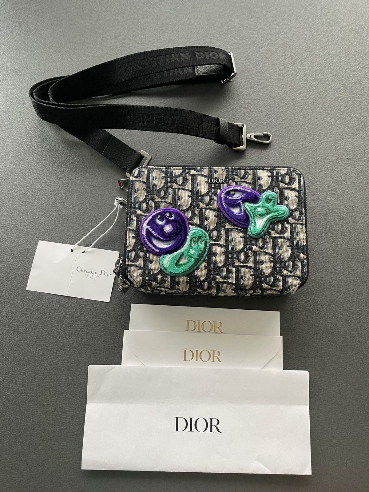 Dior Super Runway Limited Edition Saddle Oblique Dior Logo Bag Size ONE SIZE - 9 Thumbnail