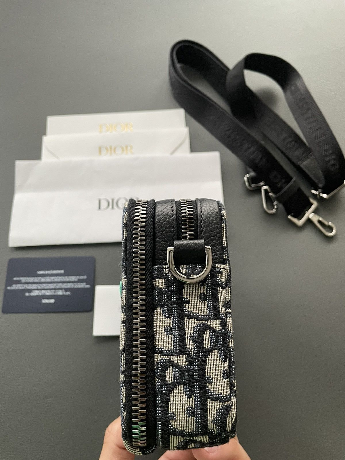 Dior Super Runway Limited Edition Saddle Oblique Dior Logo Bag Size ONE SIZE - 14 Thumbnail