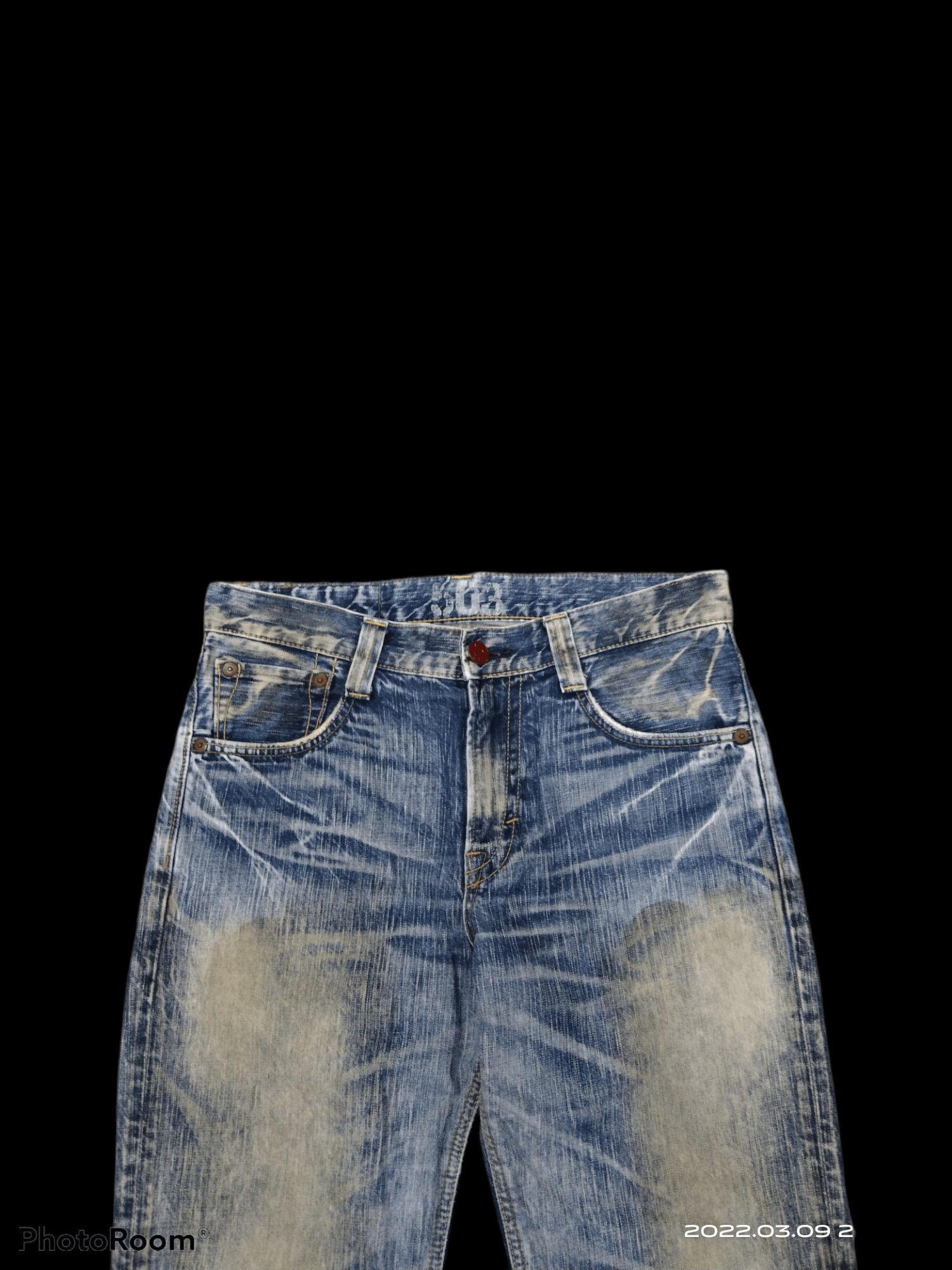 Other THRASHED EDWIN BLUE TRIP MADE IN JAPAN DENIM PANTS Size US 33 - 3 Thumbnail