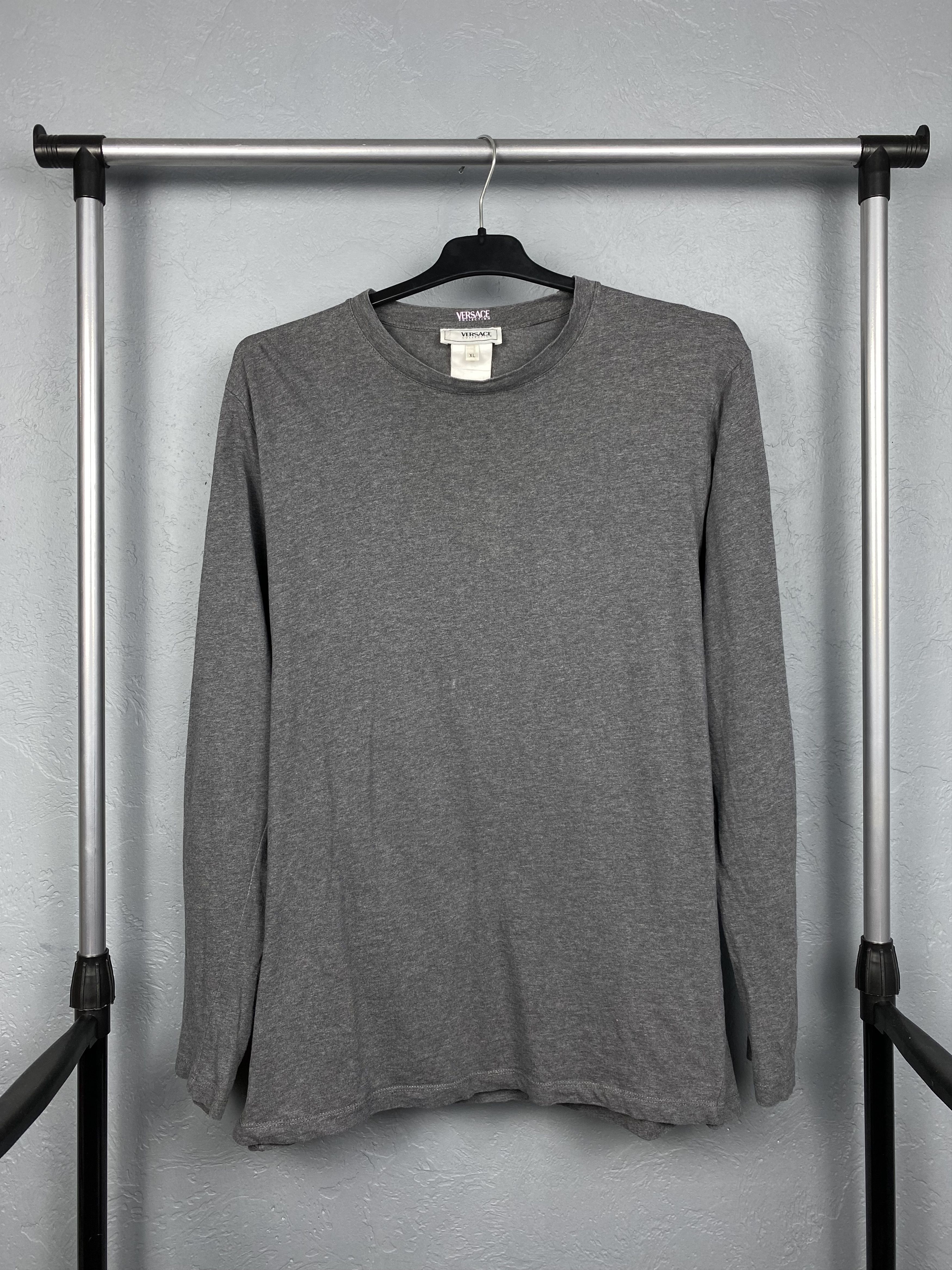 Versace × Versace Jeans Couture Versace Collection Vintage Long Sleeve T-Shirt Tee Size XL / US 12-14 / IT 48-50 - 1 Thumbnail