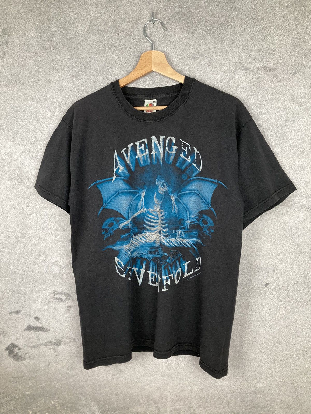 Band Tees Vintage Avenged Sevenfold 2010 Perfect Washed Band Tee Size US L / EU 52-54 / 3 - 2 Thumbnail