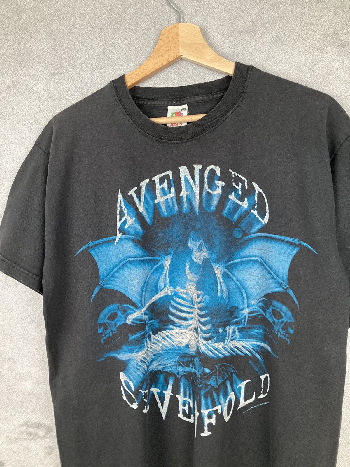 Band Tees Vintage Avenged Sevenfold 2010 Perfect Washed Band Tee Size US L / EU 52-54 / 3 - 3 Thumbnail