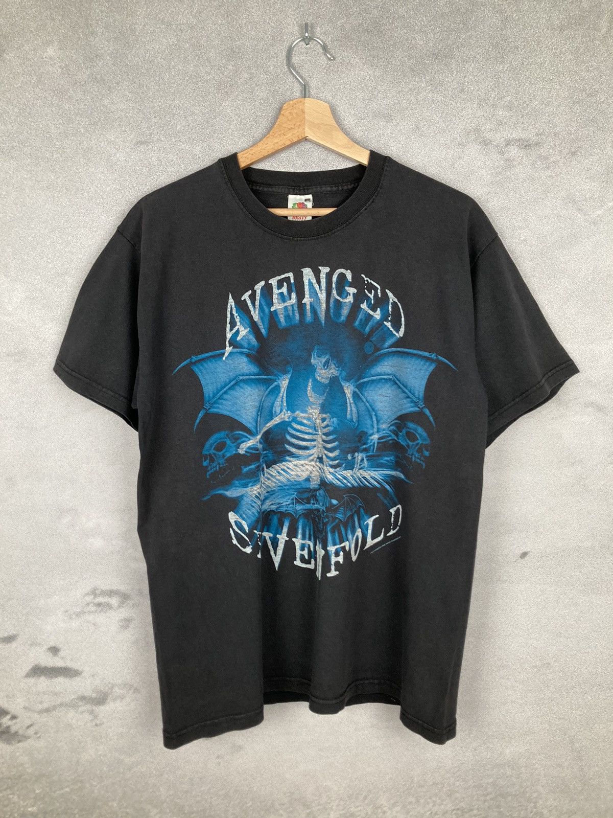Band Tees Vintage Avenged Sevenfold 2010 Perfect Washed Band Tee Size US L / EU 52-54 / 3 - 1 Thumbnail
