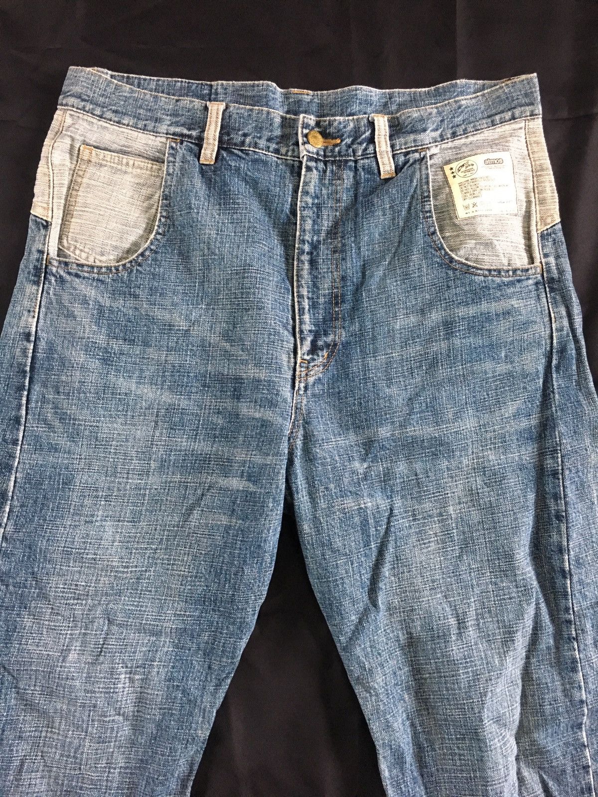 Japanese Brand × atmos Atmos 2 tone pocket Denim Made In Japan Size US 34 / EU 50 - 3 Thumbnail