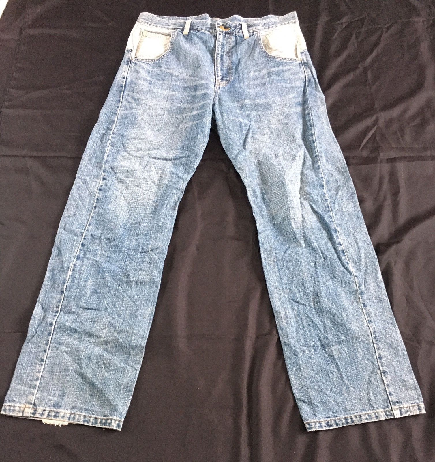 Japanese Brand × atmos Atmos 2 tone pocket Denim Made In Japan Size US 34 / EU 50 - 6 Thumbnail