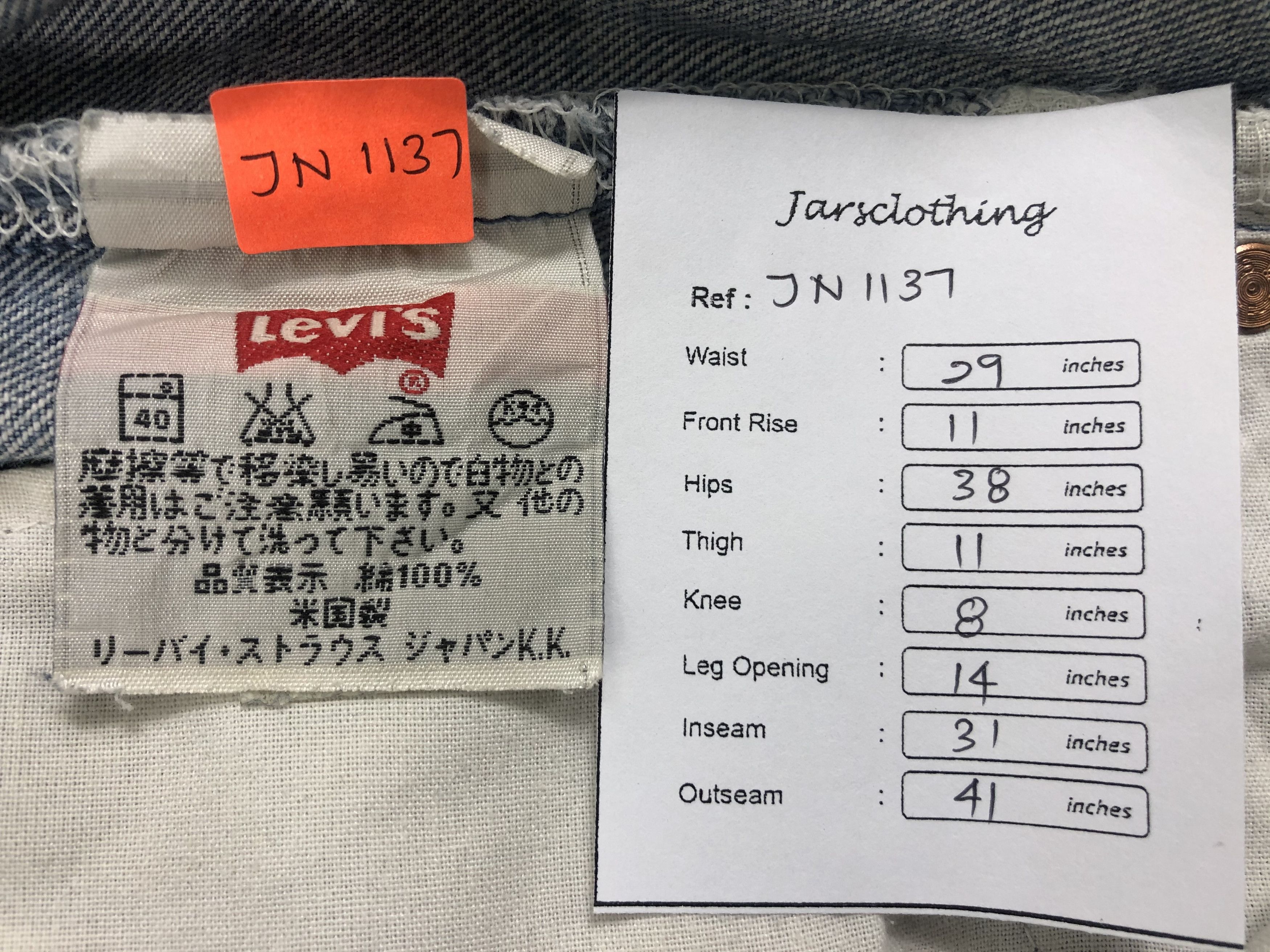 Levi's Light Wash Vintage Levi's 501 Jeans 29x31 Denim -JN1137 Size US 29 - 8 Thumbnail