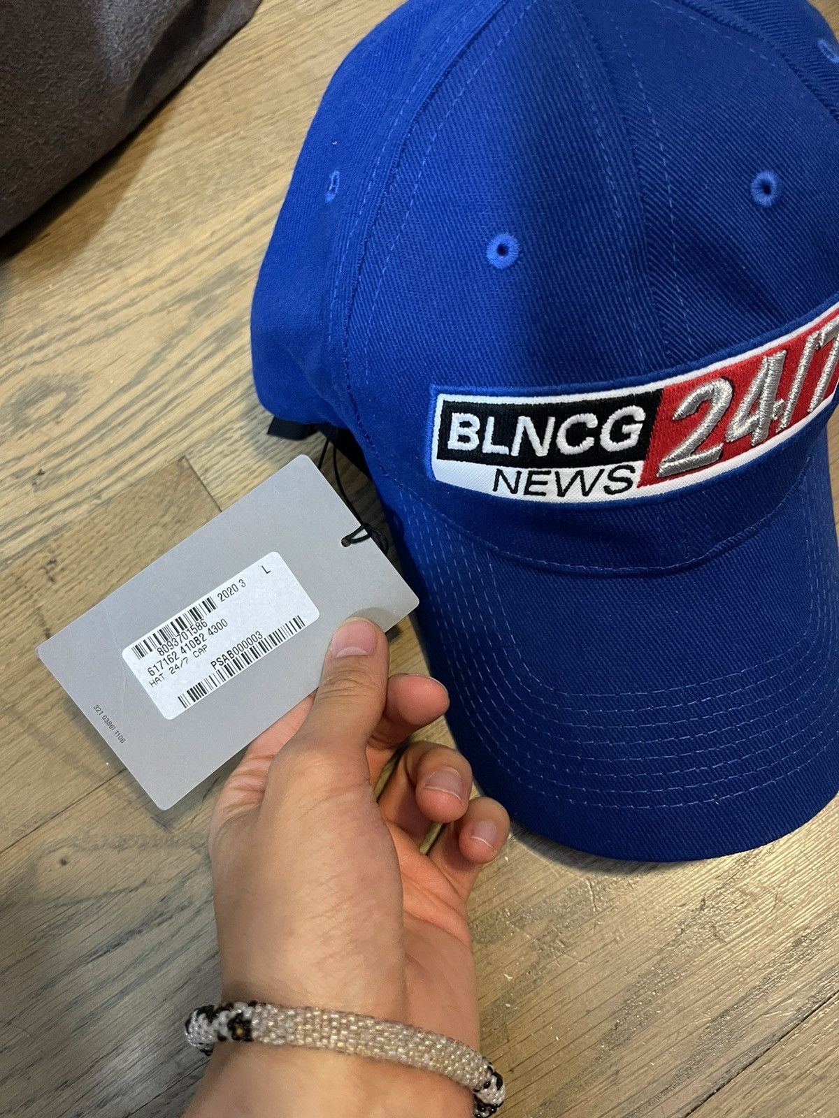balenciaga バレンシアガ　キャップ BLNCG NEWS 24/7 BALENCIAGA バレンシアガ BLNCG NEWS 24/7 キャップ L ブラック