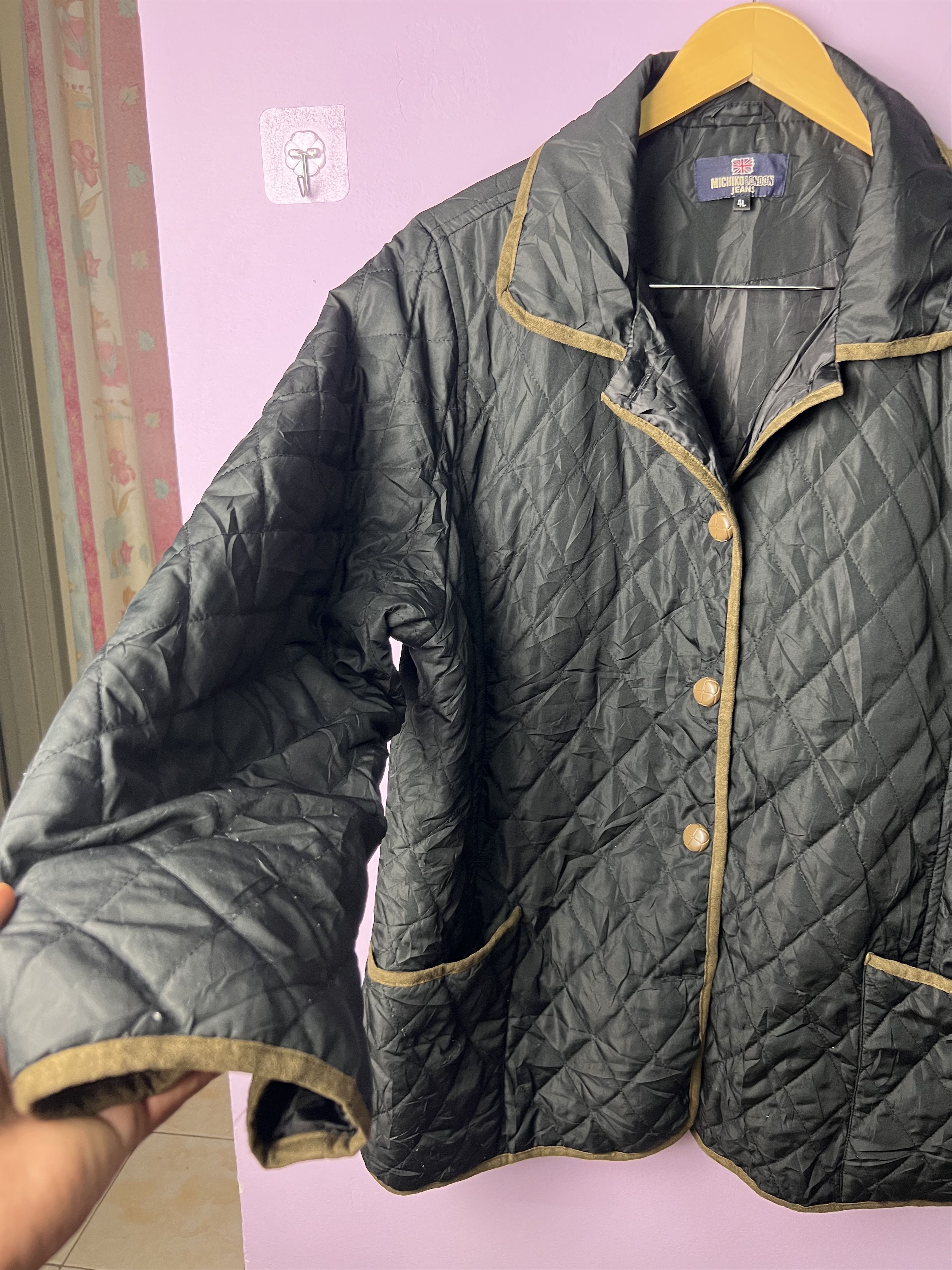 Michiko Koshino London 🔥Vintage Michiko London Jeans Quilted Jackets Size US L / EU 52-54 / 3 - 6 Thumbnail