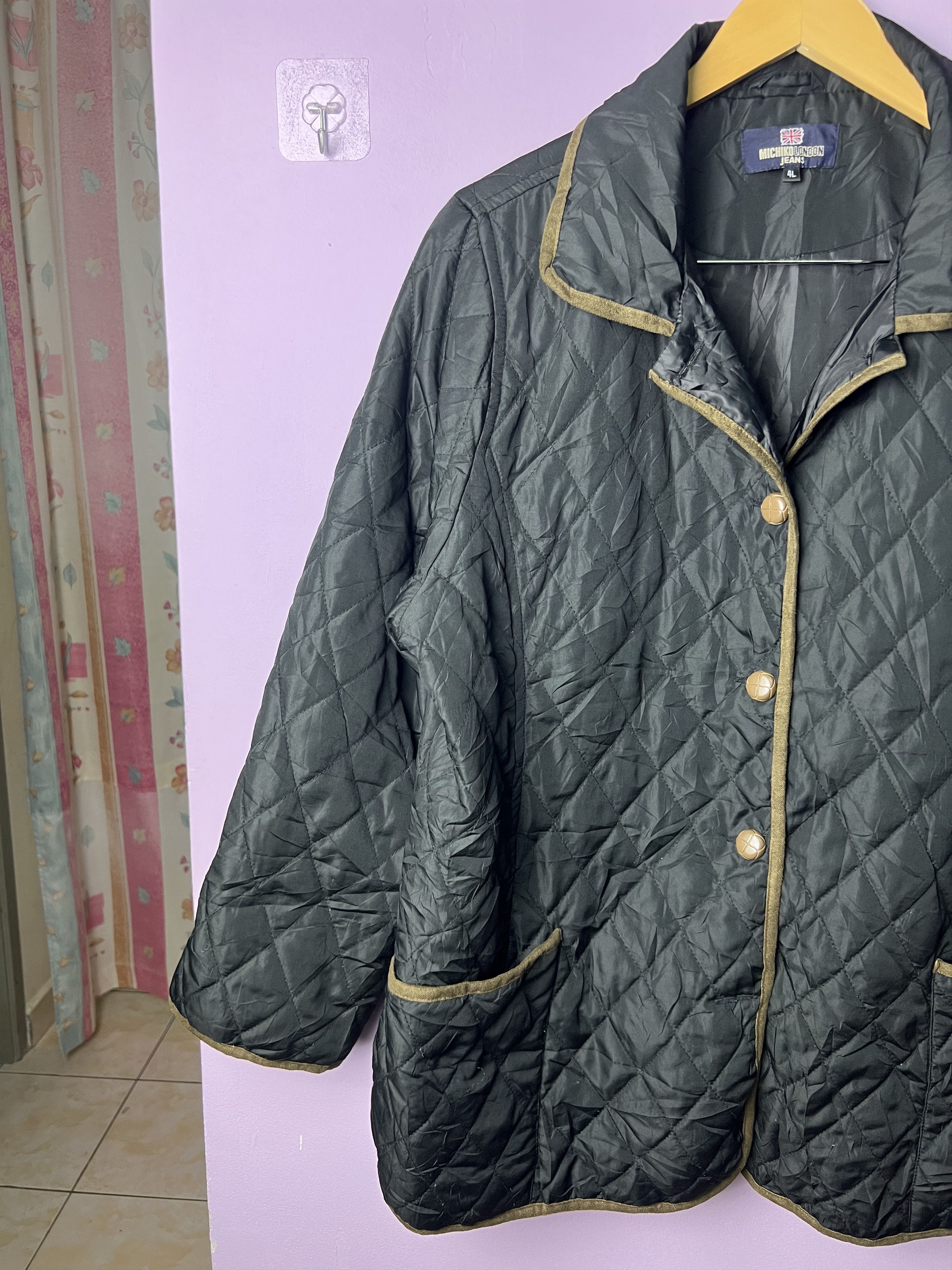 Michiko Koshino London 🔥Vintage Michiko London Jeans Quilted Jackets Size US L / EU 52-54 / 3 - 3 Thumbnail