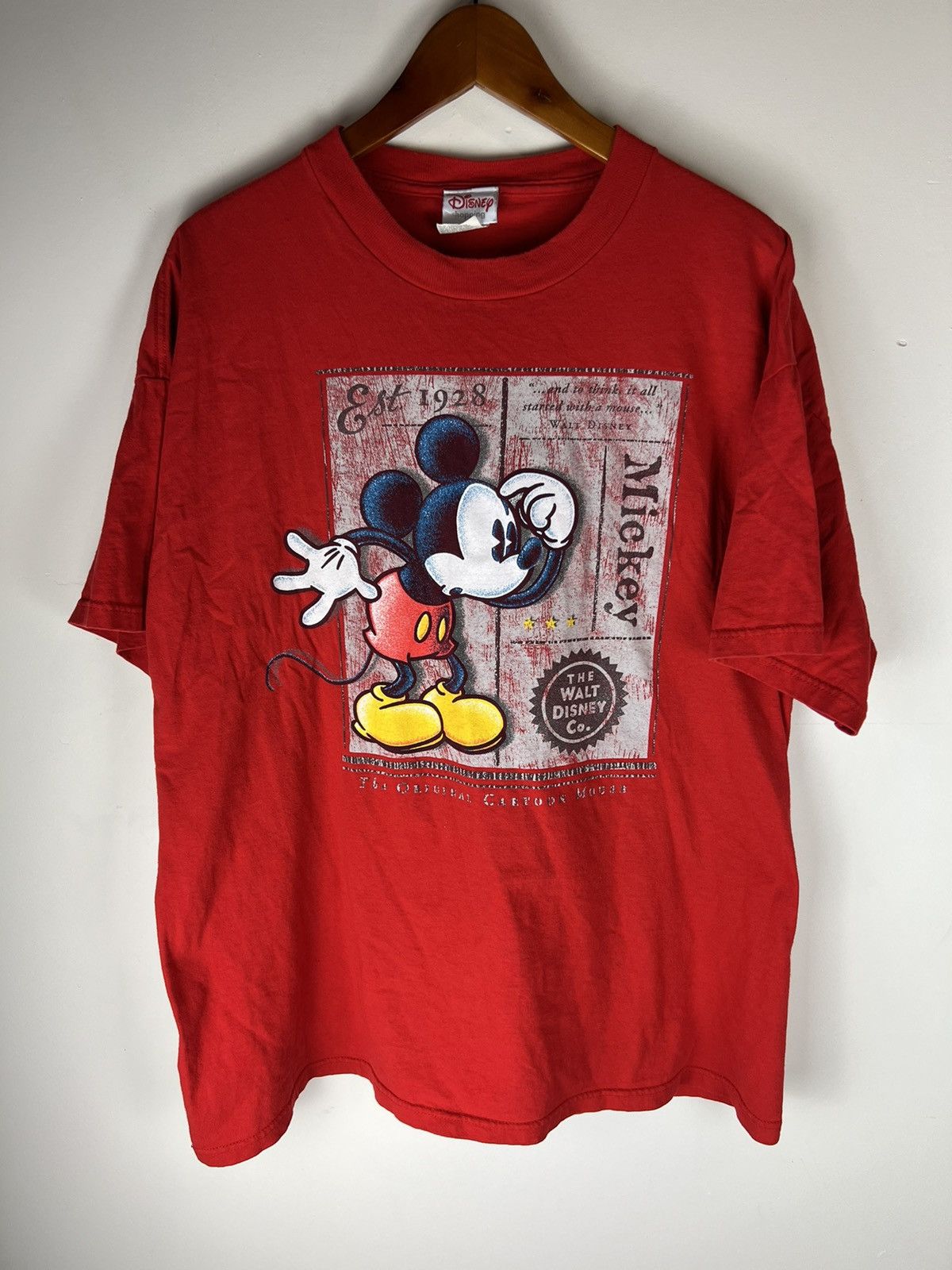 Disney Vintage Y2K Mickey Mouse tee Size US XL / EU 56 / 4 - 1 Thumbnail