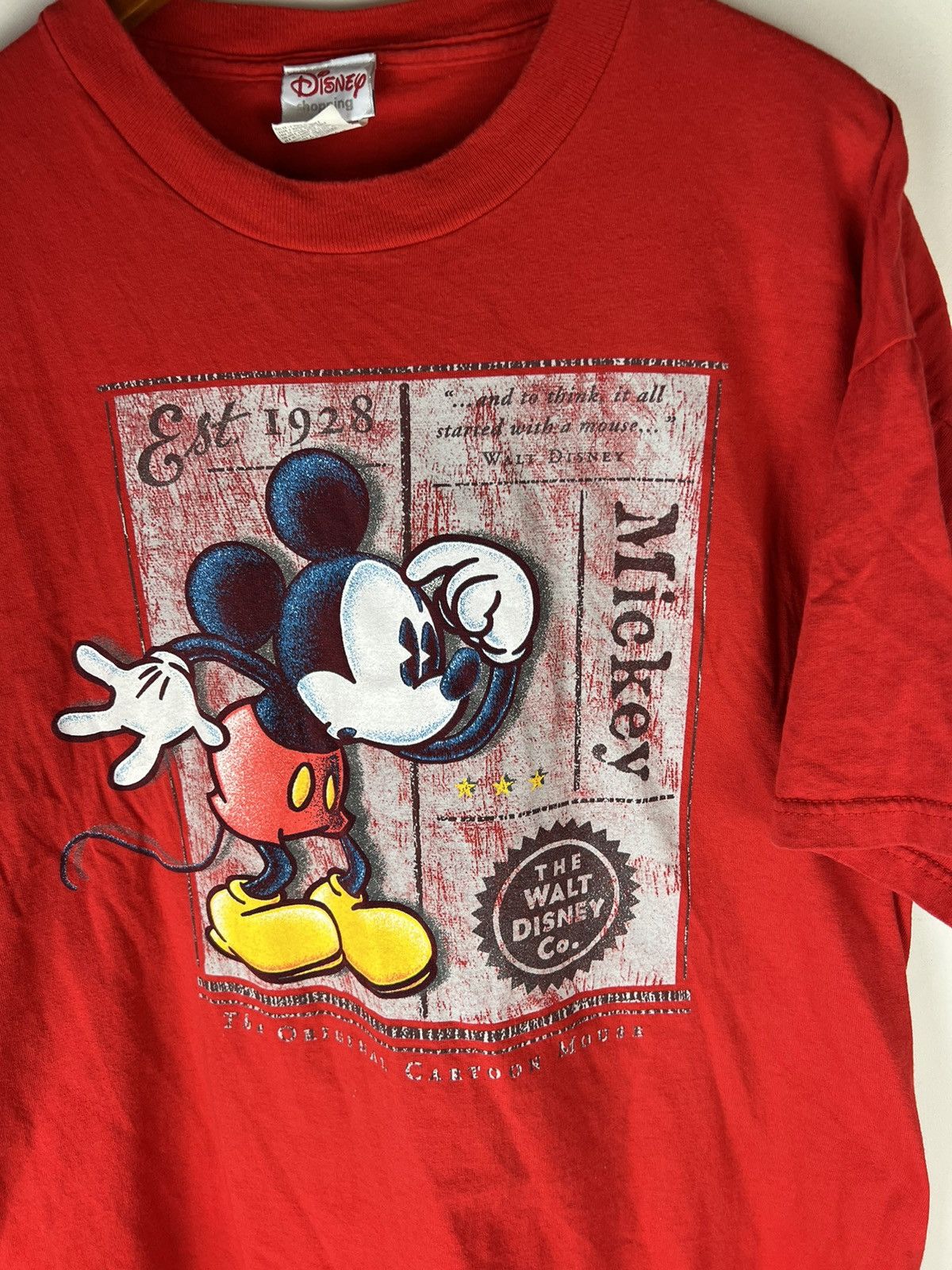 Disney Vintage Y2K Mickey Mouse tee Size US XL / EU 56 / 4 - 3 Thumbnail