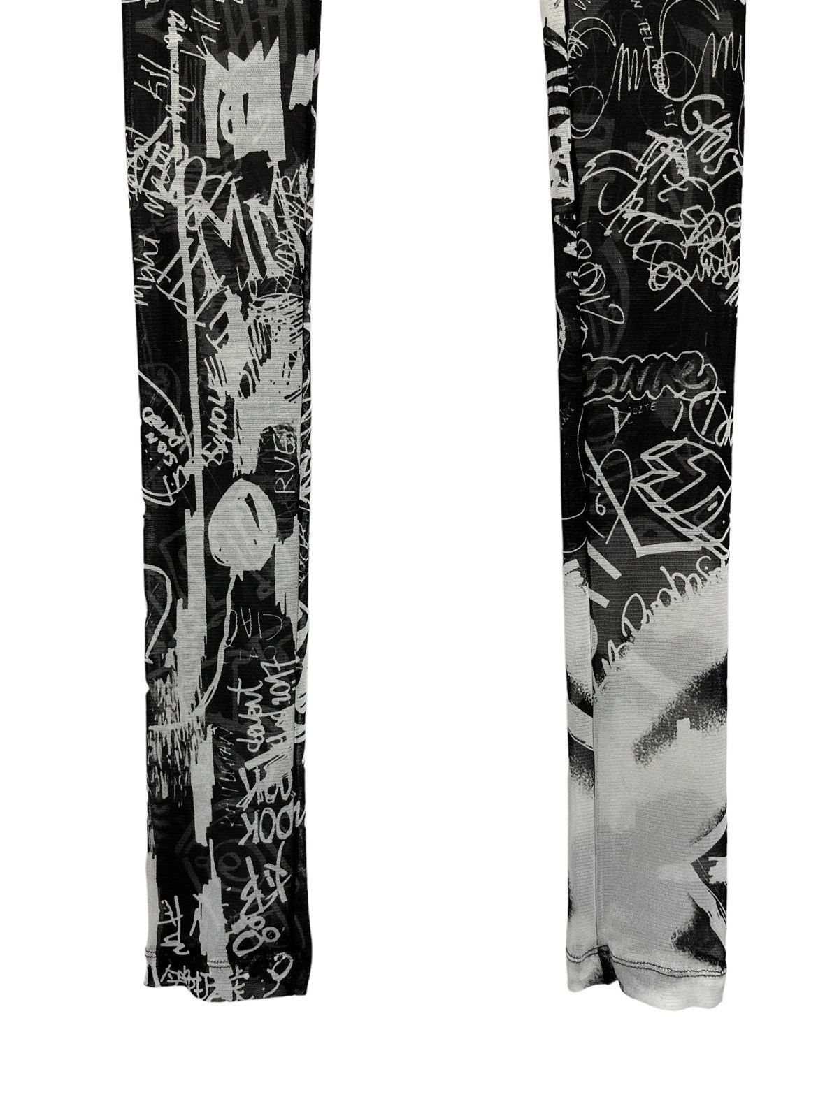 Maison Margiela MAISON MARGIELA Sexy Hollow Out Mesh See Through Tight Pants Size 27" / US 4 / IT 40 - 16 Thumbnail