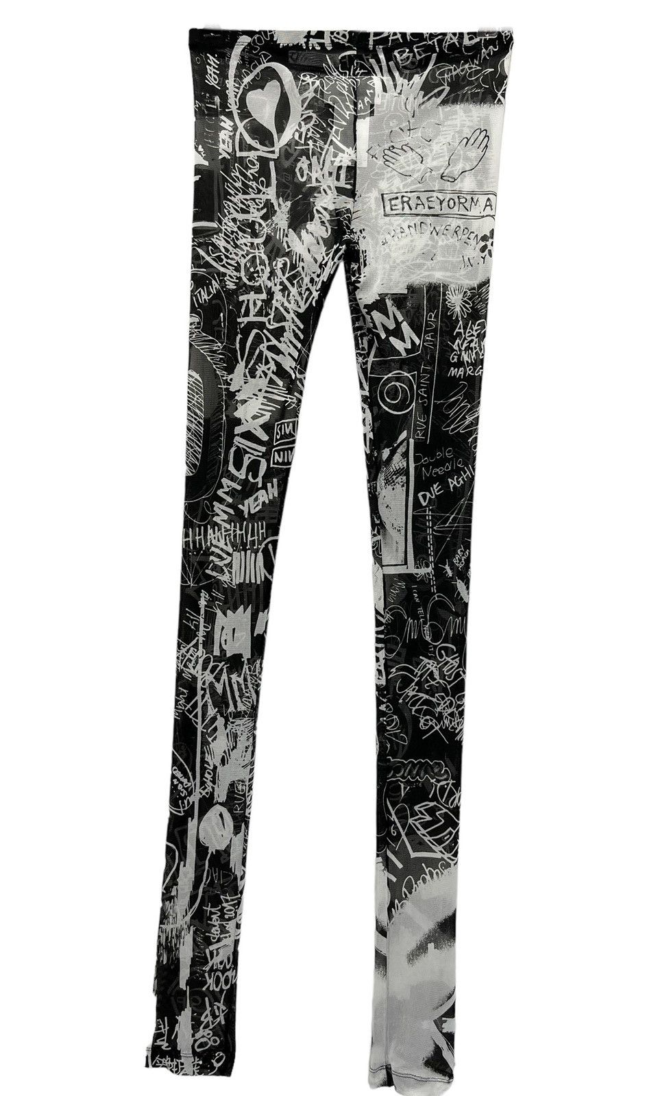 Maison Margiela MAISON MARGIELA Sexy Hollow Out Mesh See Through Tight Pants Size 27" / US 4 / IT 40 - 11 Thumbnail