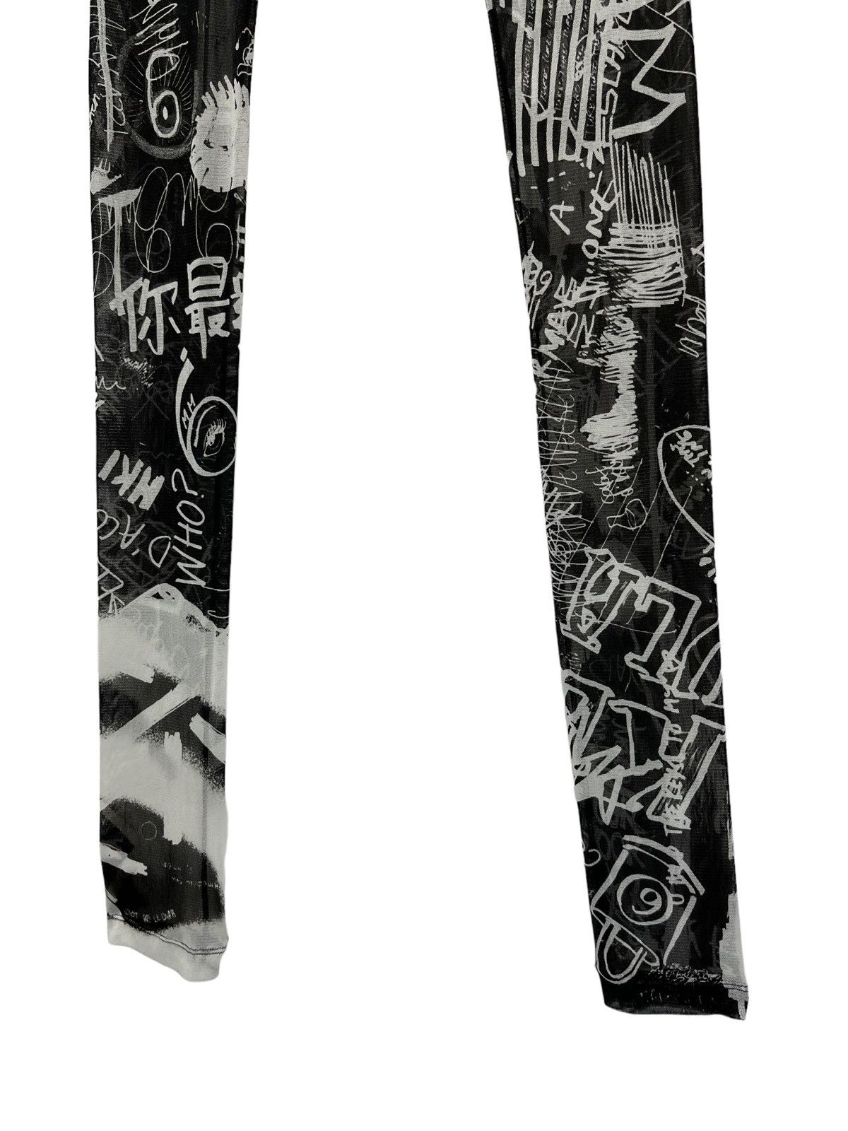 Maison Margiela MAISON MARGIELA Sexy Hollow Out Mesh See Through Tight Pants Size 27" / US 4 / IT 40 - 10 Thumbnail