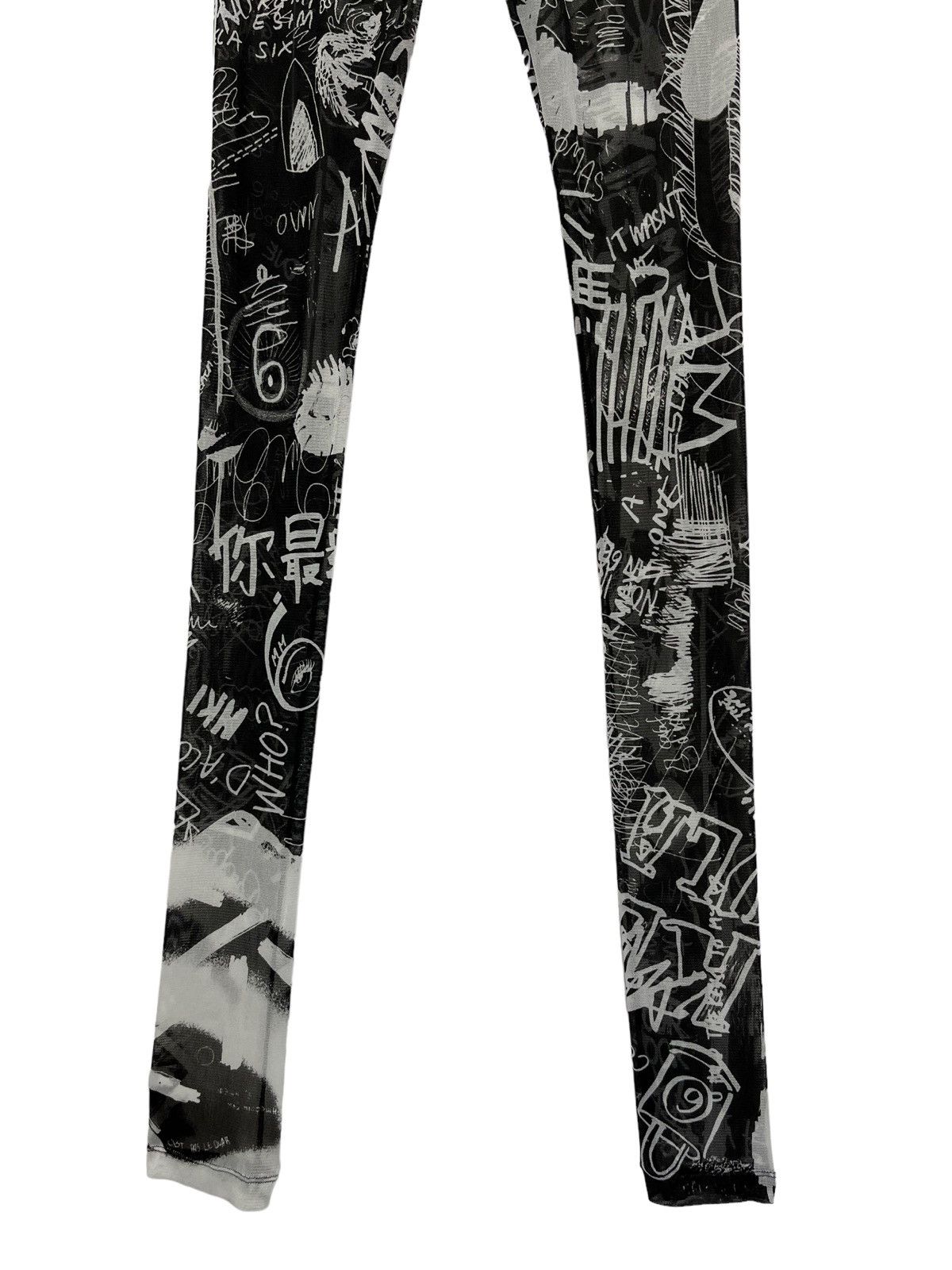 Maison Margiela MAISON MARGIELA Sexy Hollow Out Mesh See Through Tight Pants Size 27" / US 4 / IT 40 - 7 Thumbnail