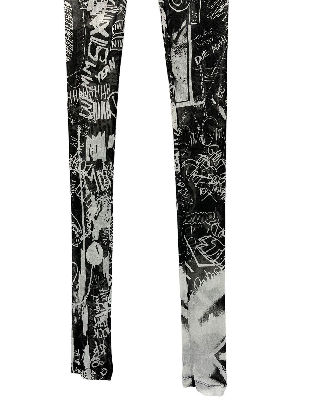 Maison Margiela MAISON MARGIELA Sexy Hollow Out Mesh See Through Tight Pants Size 27" / US 4 / IT 40 - 17 Thumbnail