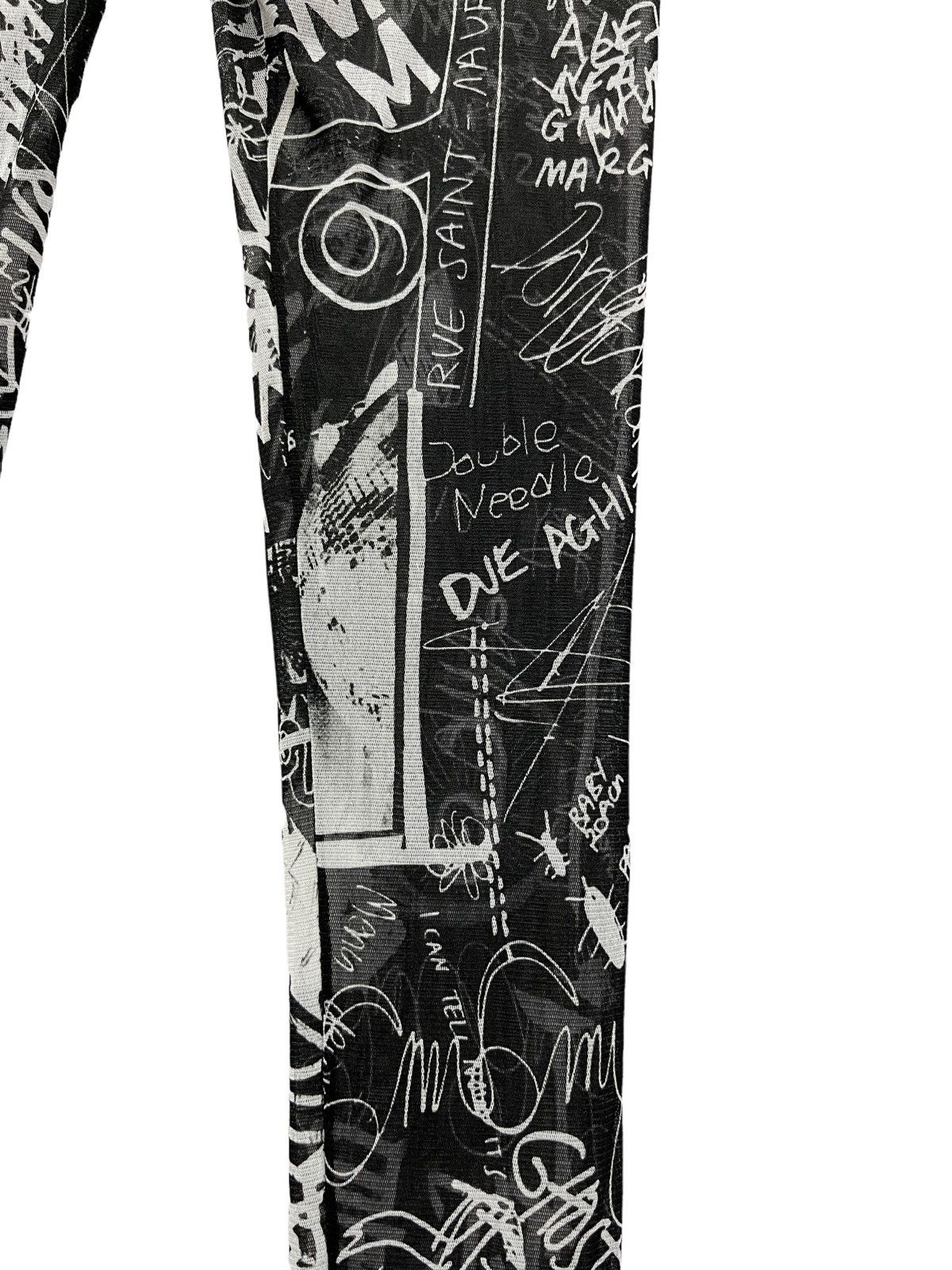 Maison Margiela MAISON MARGIELA Sexy Hollow Out Mesh See Through Tight Pants Size 27" / US 4 / IT 40 - 15 Thumbnail