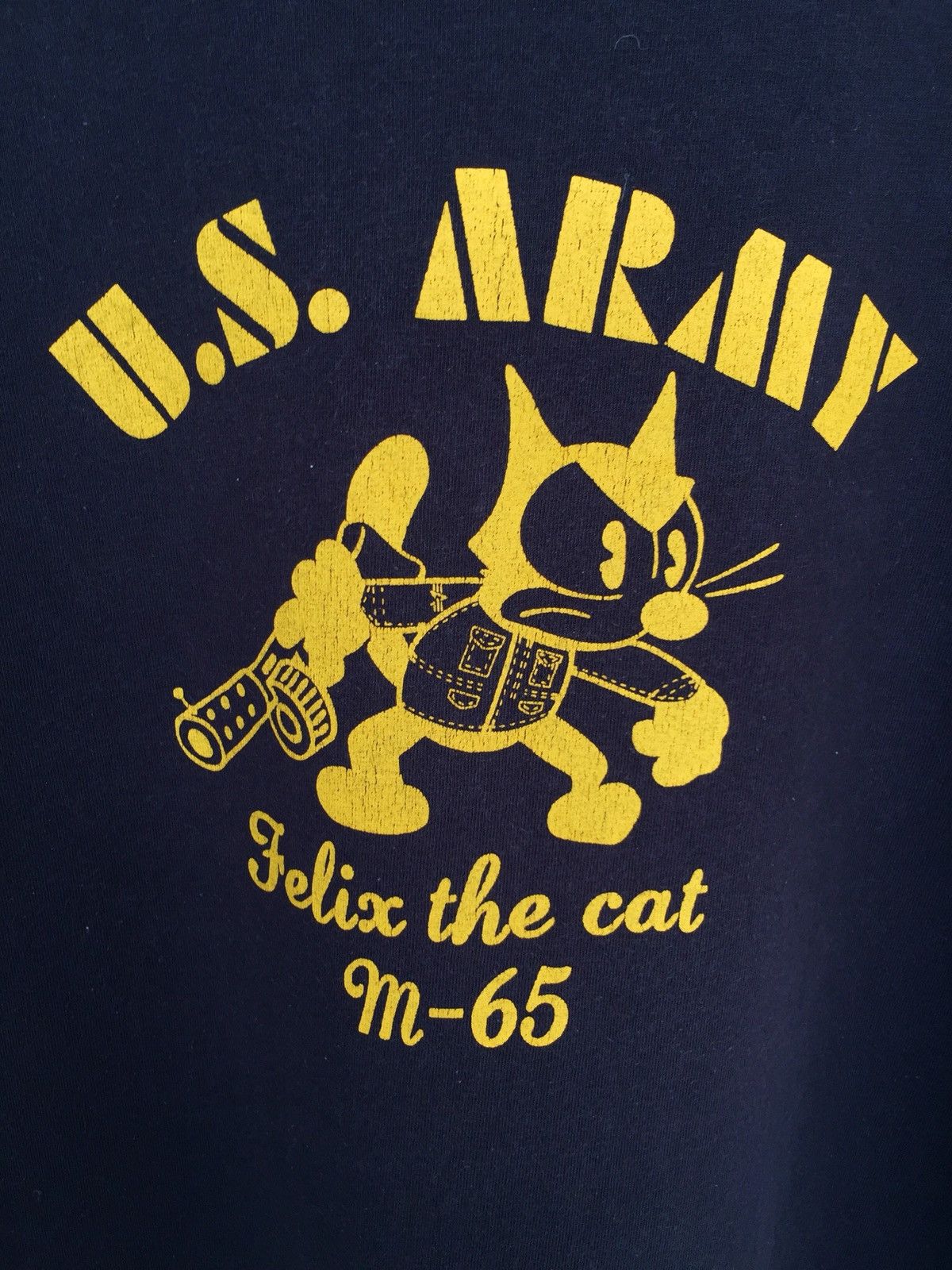 Avirex Vintage Iconic US Army Felix The Cat M-65 Shirt Size US M / EU 48-50 / 2 - 2 Thumbnail
