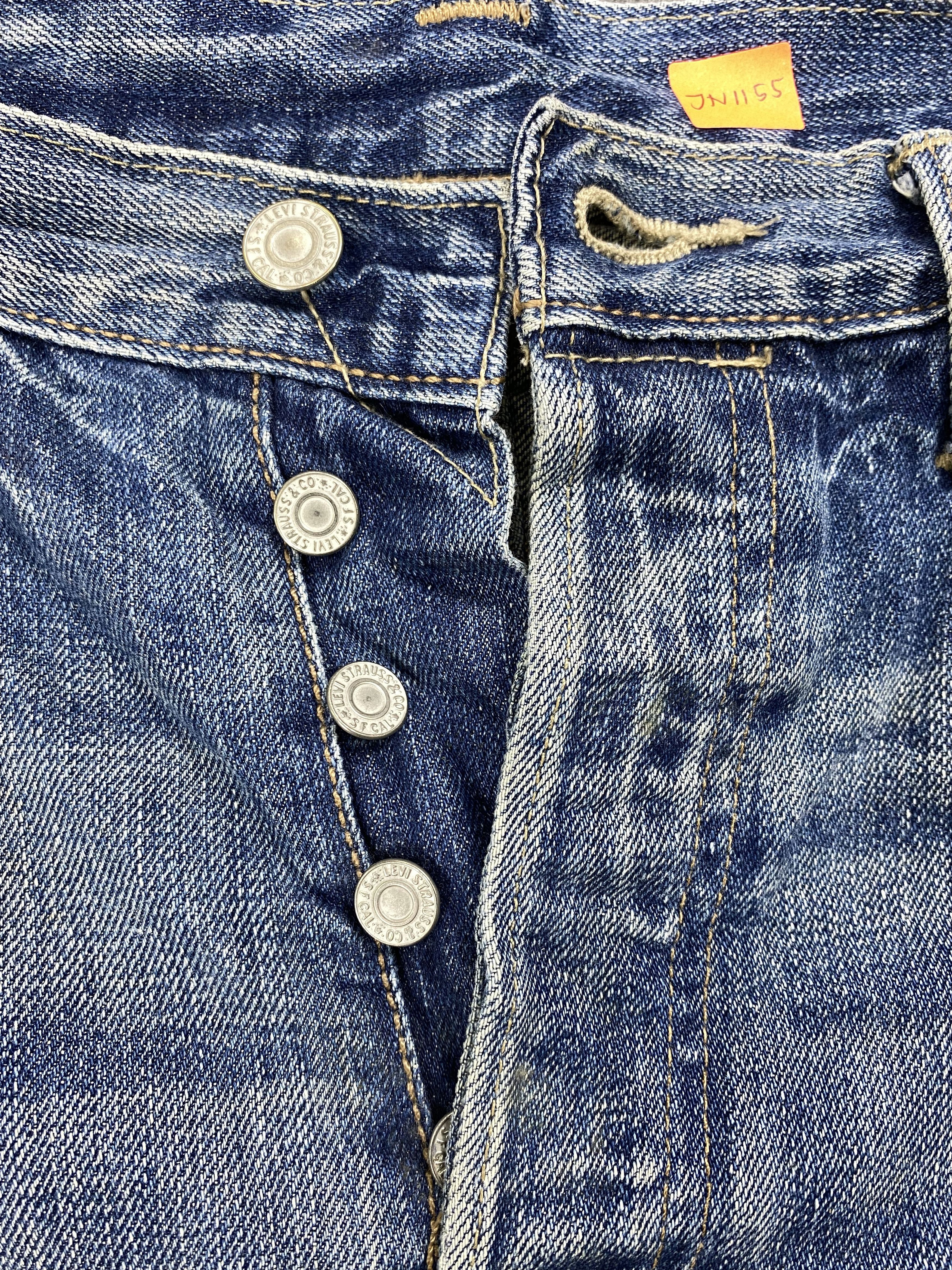 Levi's Blue Vintage Levi's 501 Jeans 34x30 Denim -JN1155 Size US 34 / EU 50 - 6 Thumbnail